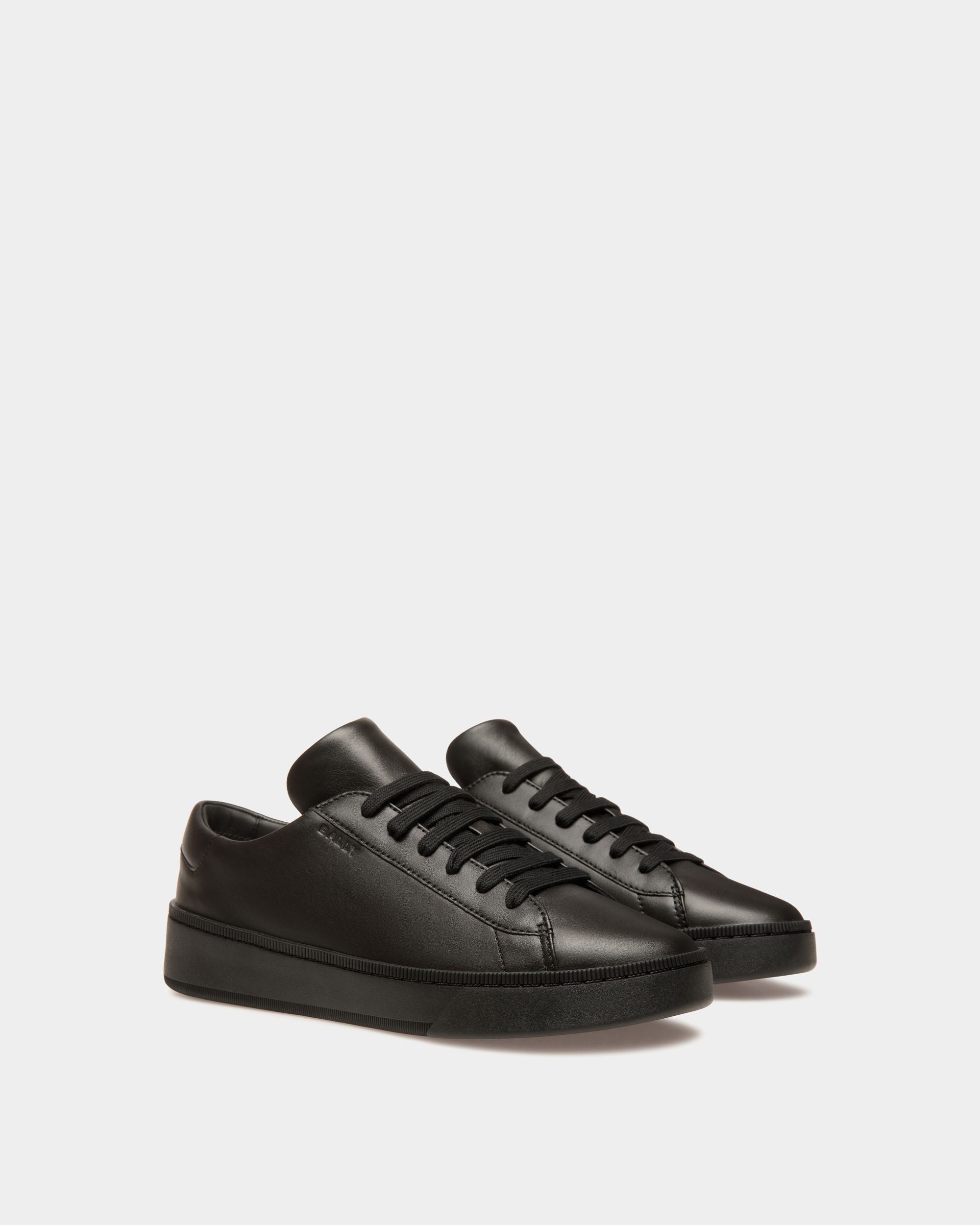 Raise Sneaker In Black Leather - Men's - Bally - 02