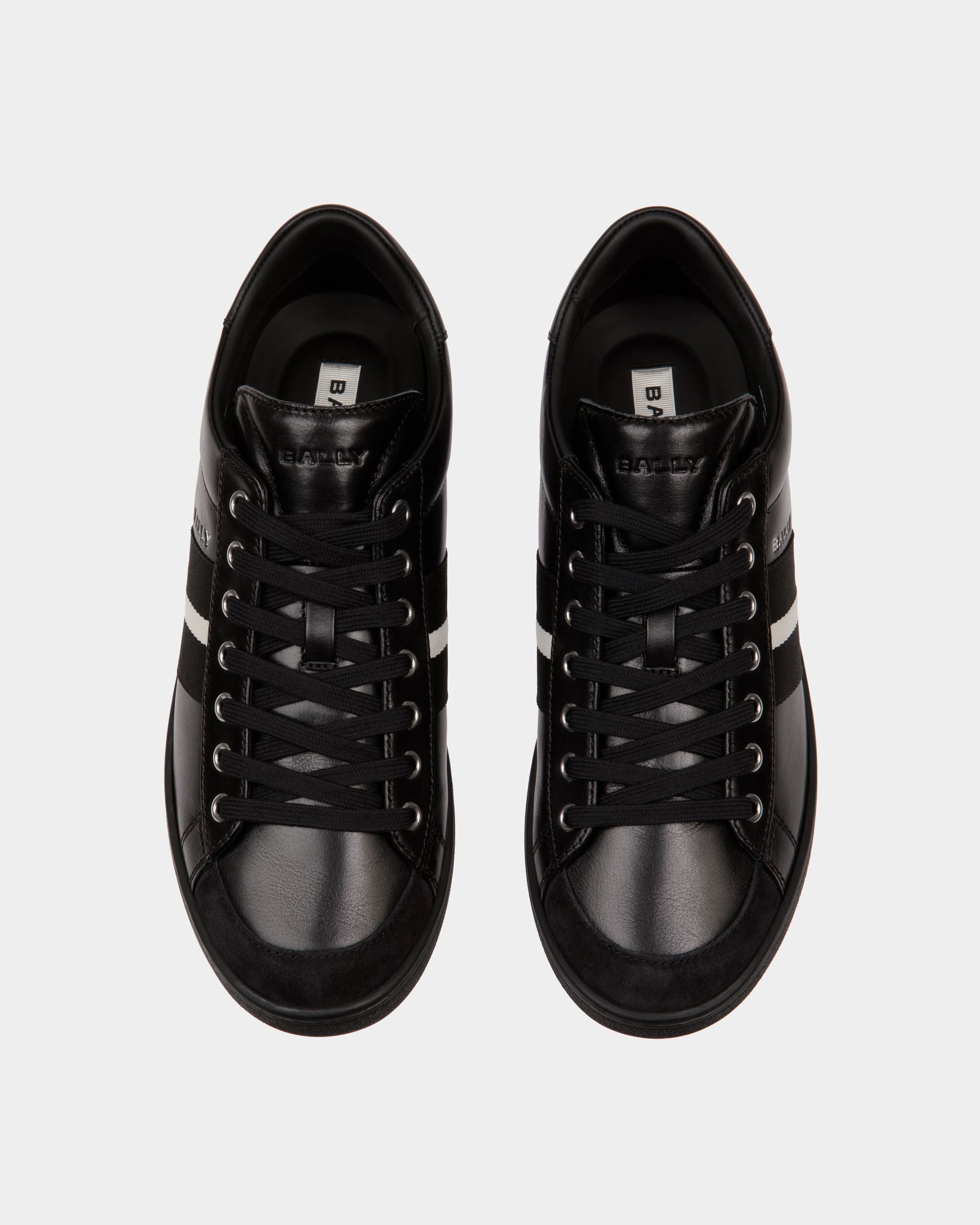Tennis Sneaker In Black Leather - Men's - Bally - 04