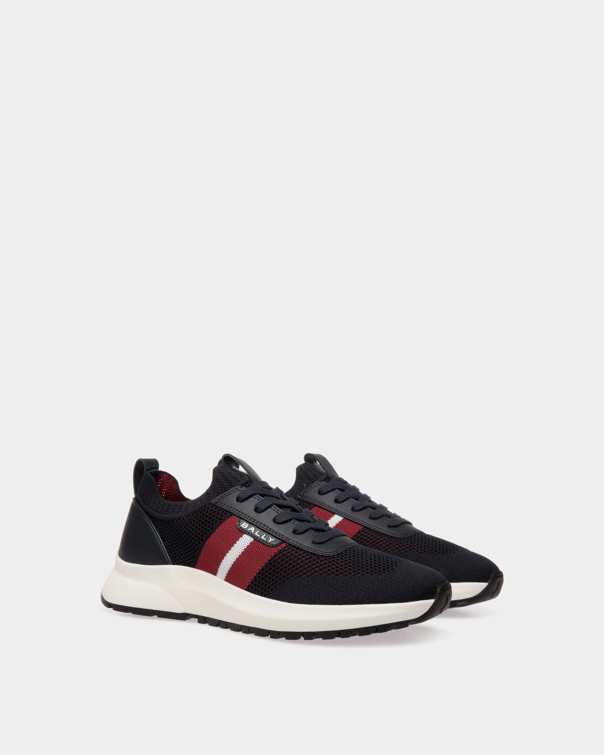 Zapatilla Outline De Punto Navy Blue - Hombre - Bally - 03