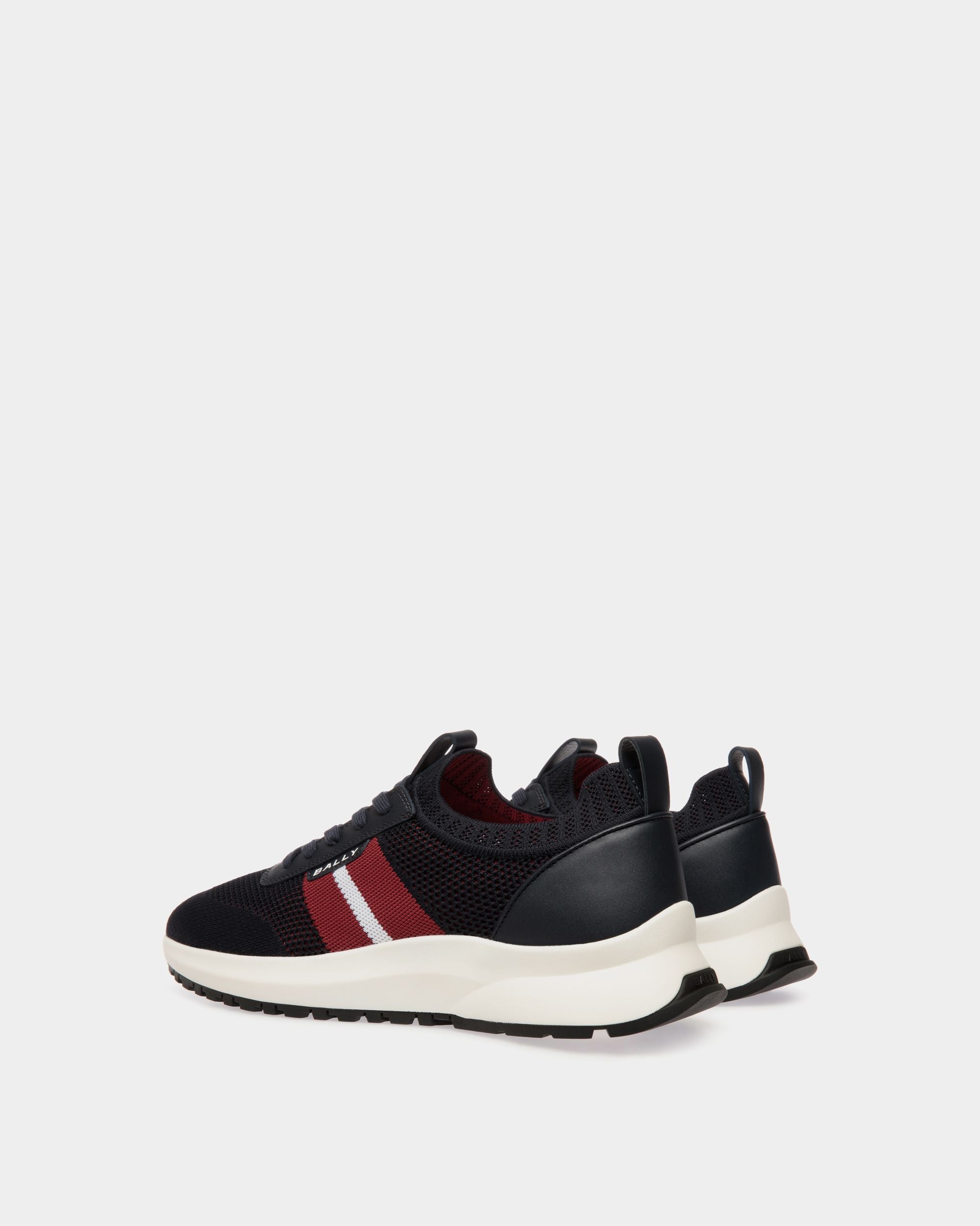 Zapatilla Outline De Punto Navy Blue - Hombre - Bally - 04