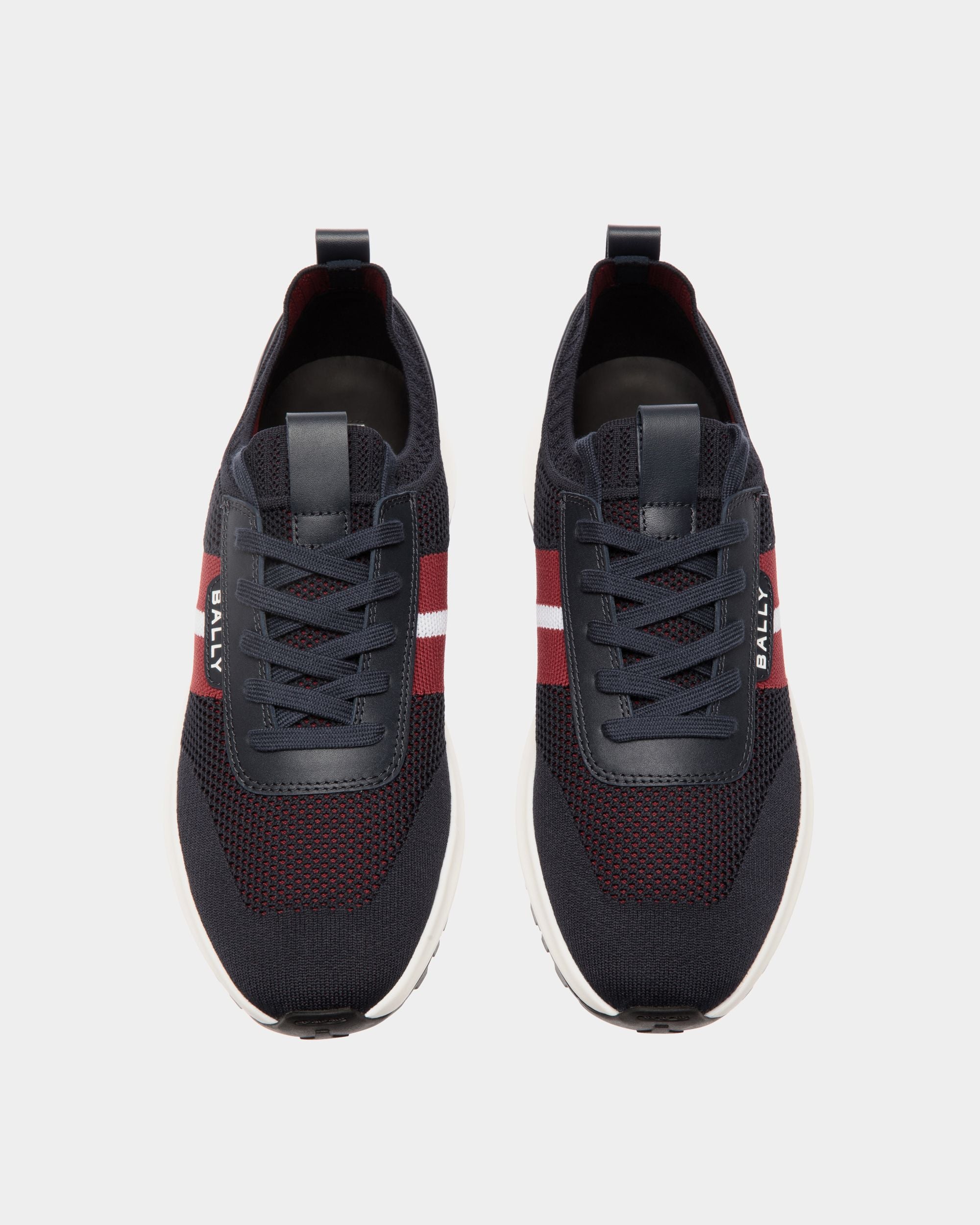 Zapatilla Outline De Punto Navy Blue - Hombre - Bally - 05