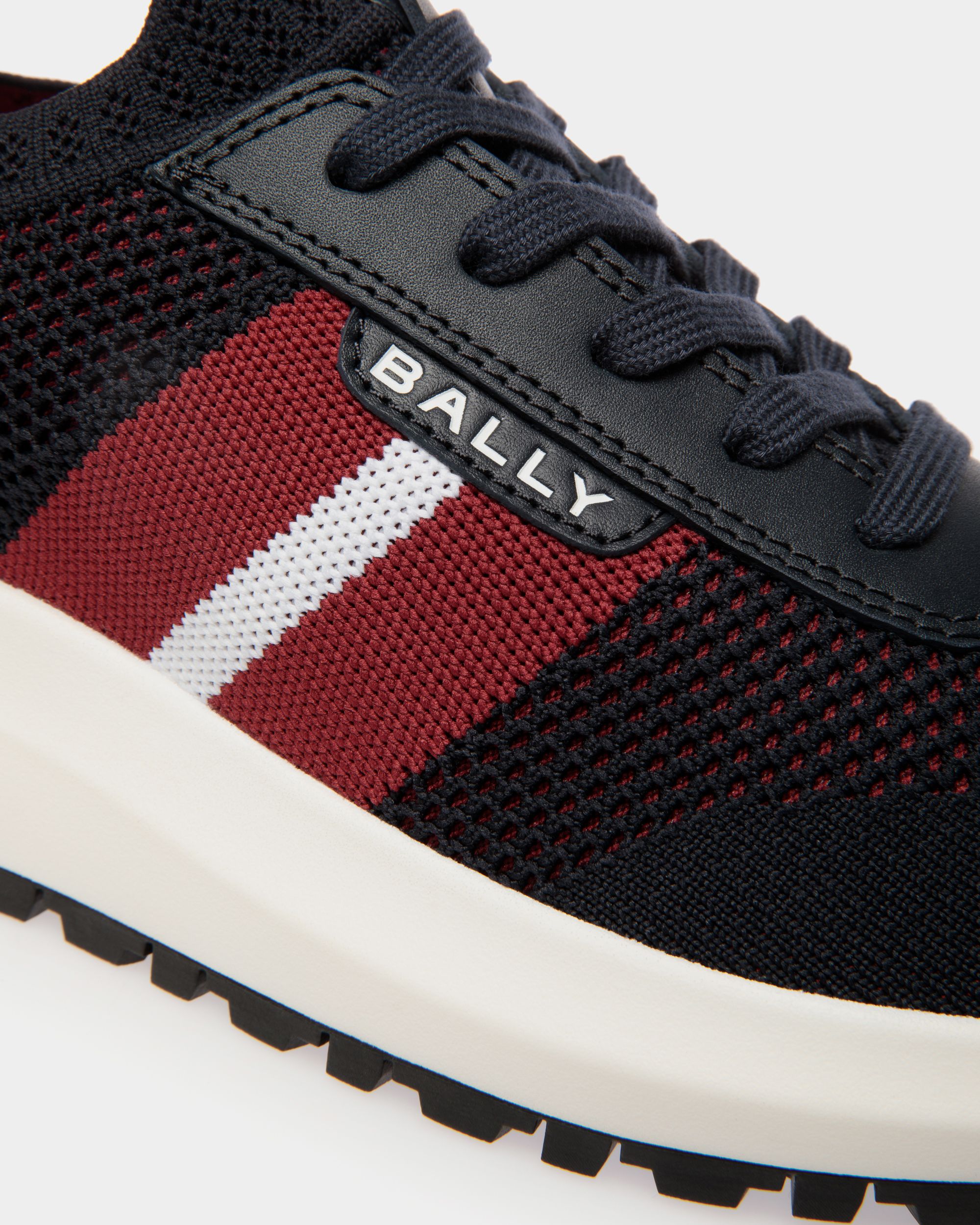 Zapatilla Outline De Punto Navy Blue - Hombre - Bally - 06