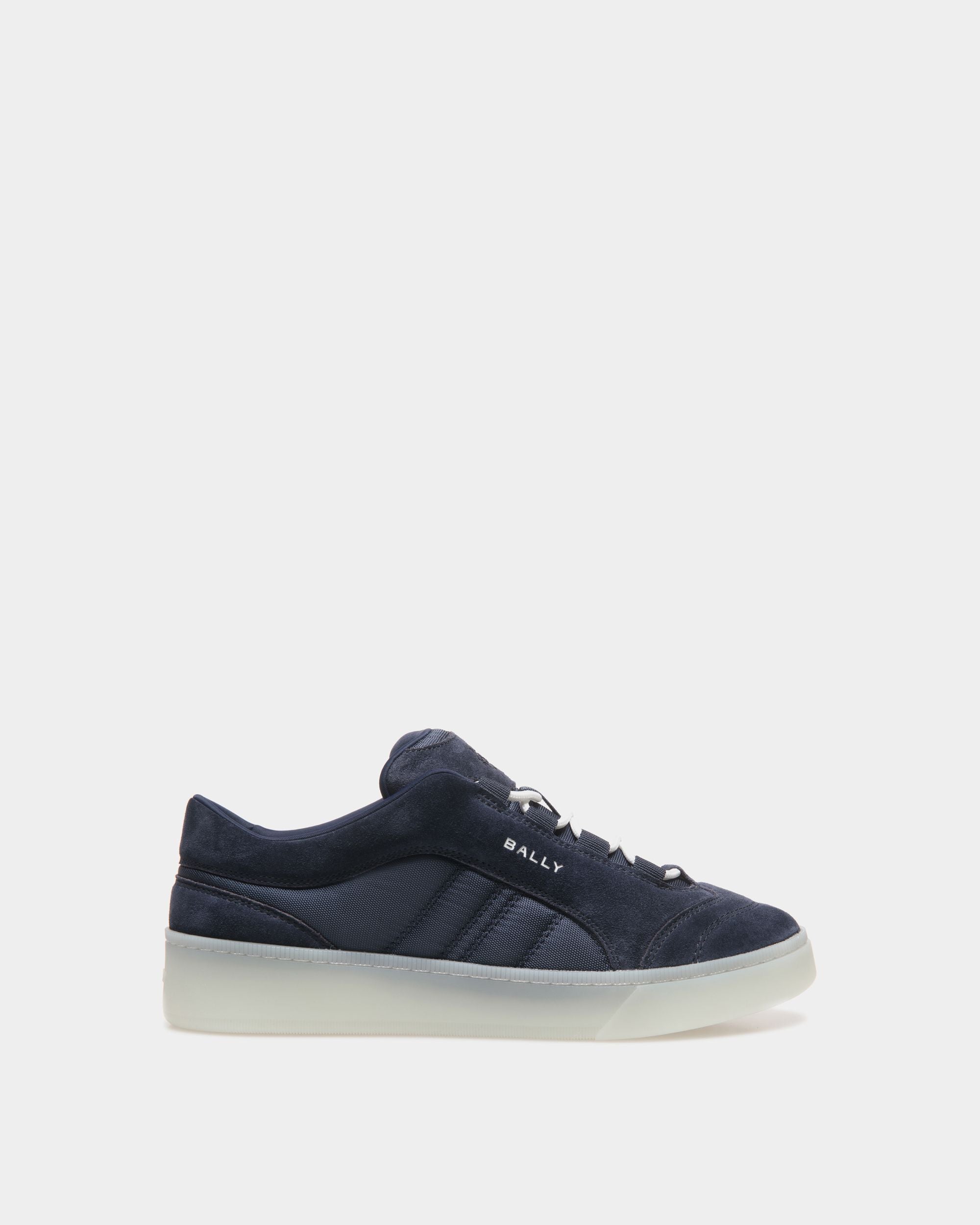 Zapatilla Raise De Ante Y Nailon Navy Blue - Hombre - Bally - 01