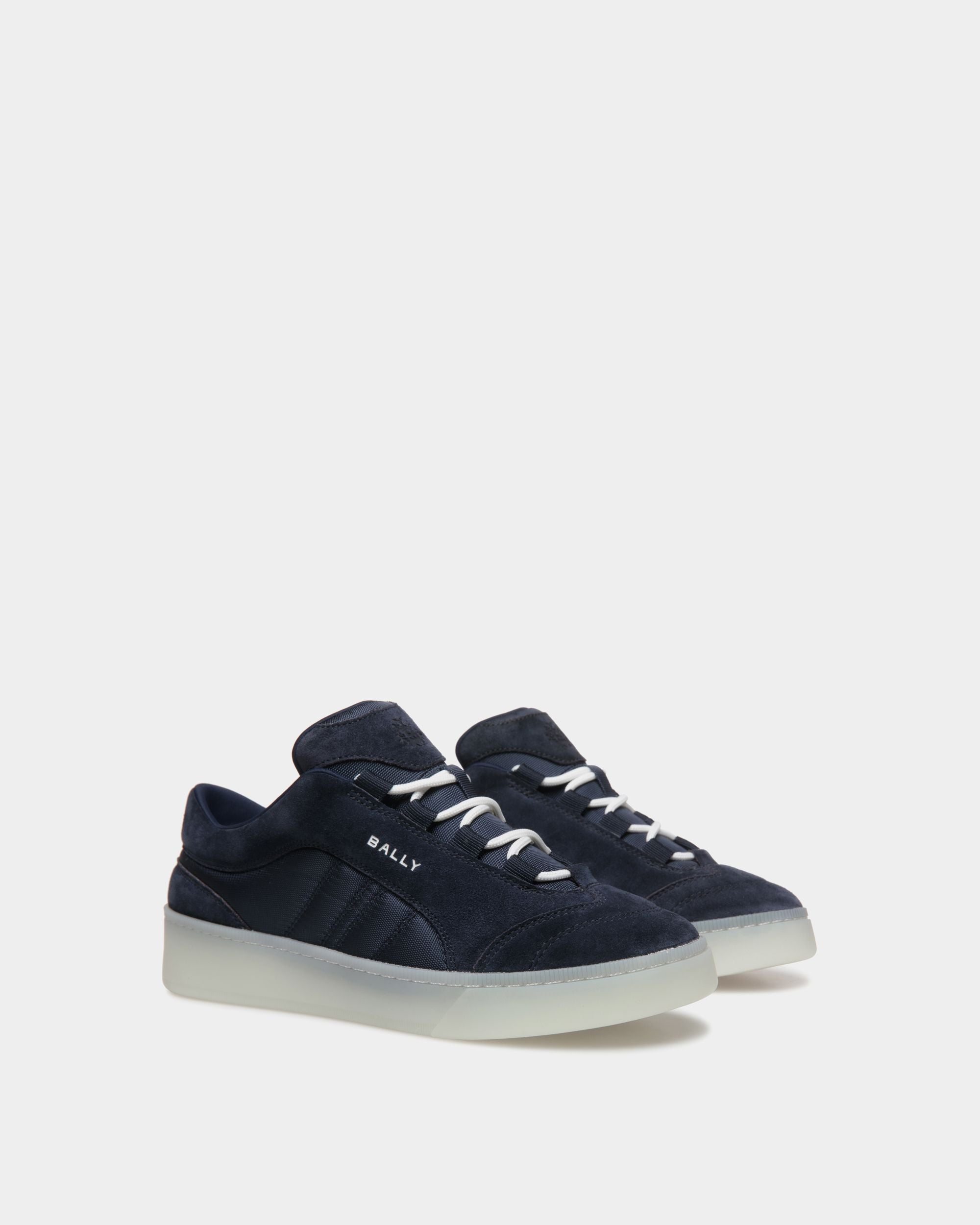 Zapatilla Raise De Ante Y Nailon Navy Blue - Hombre - Bally - 03