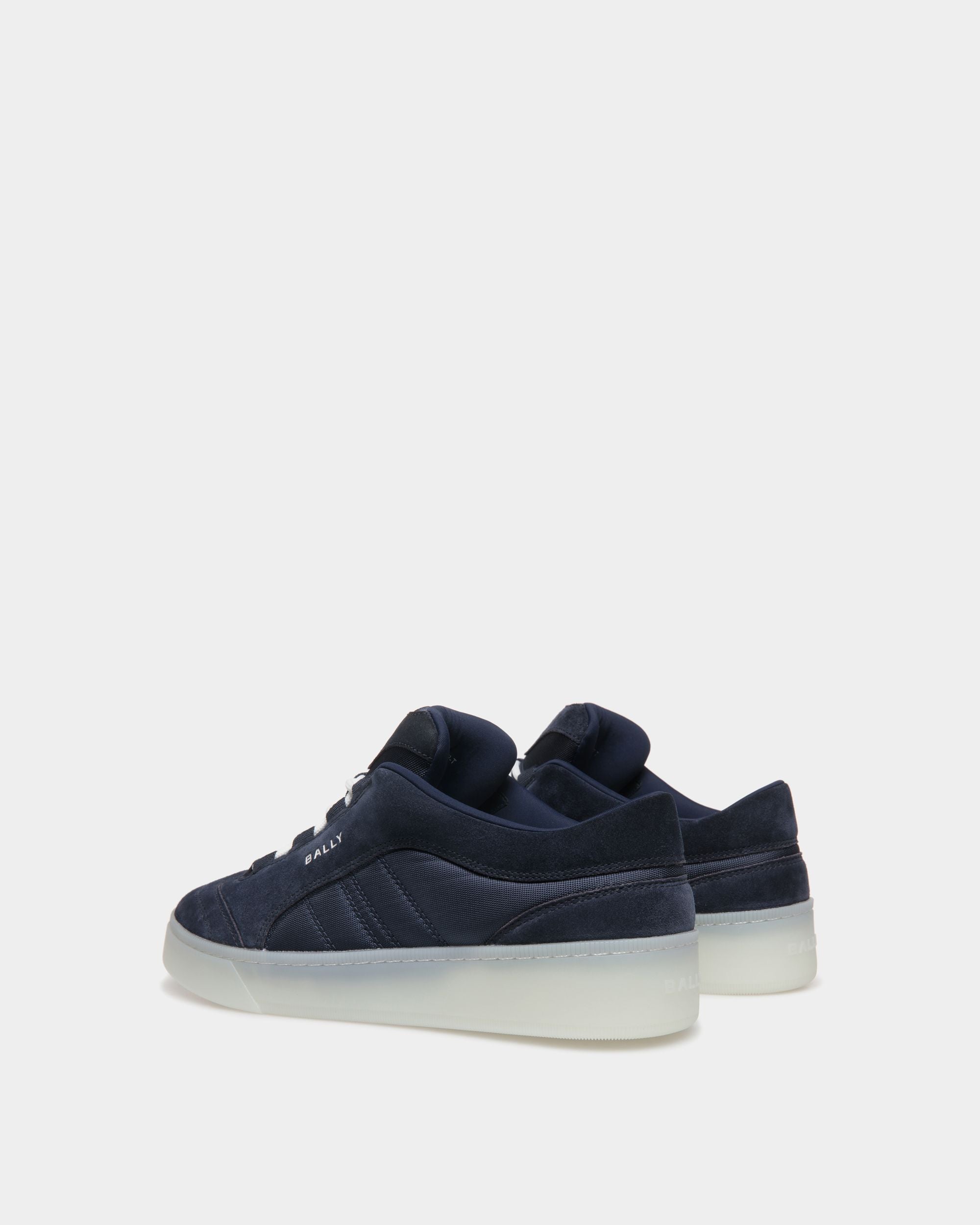 Zapatilla Raise De Ante Y Nailon Navy Blue - Hombre - Bally - 04