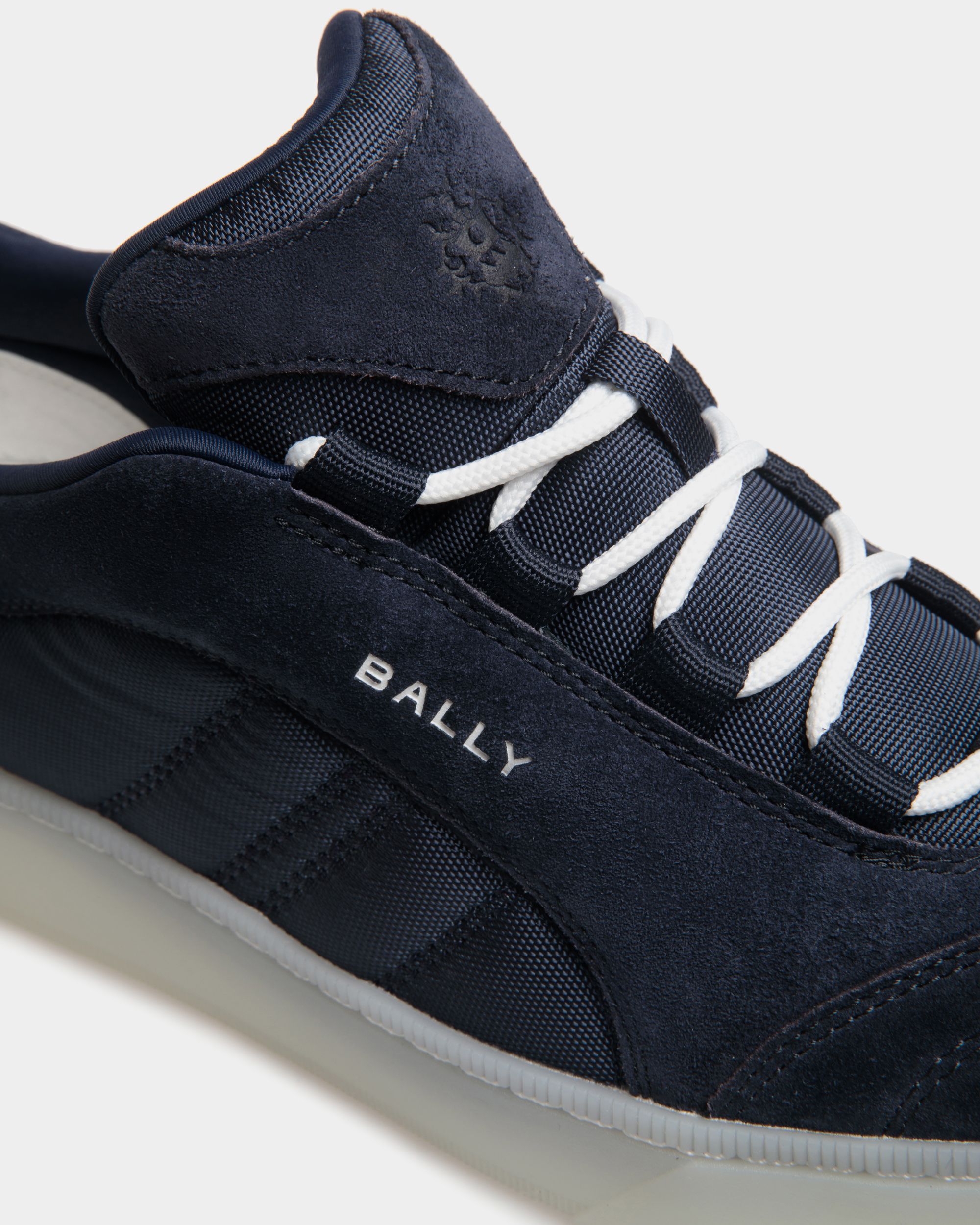 Zapatilla Raise De Ante Y Nailon Navy Blue - Hombre - Bally - 06