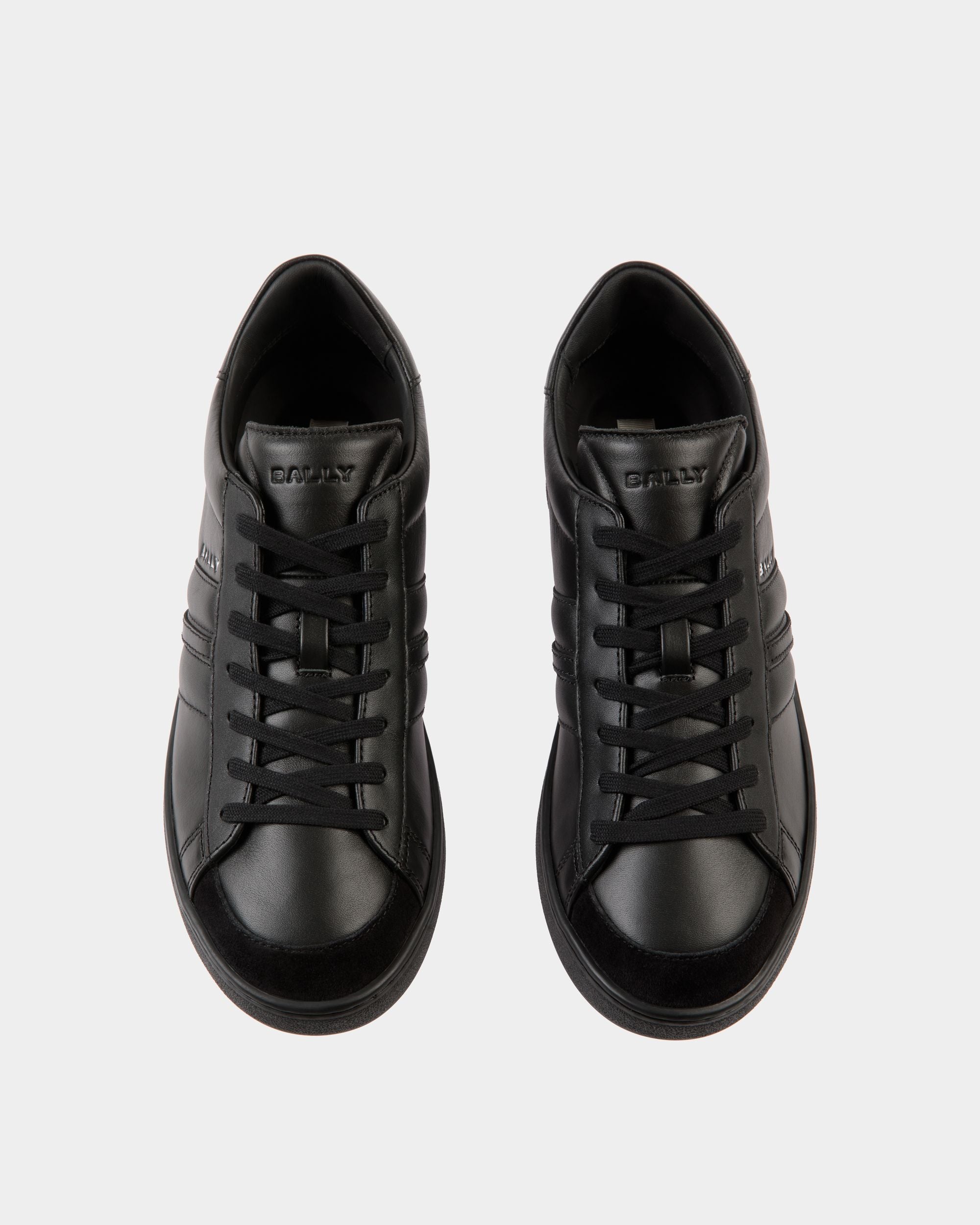 Zapatilla Tennis De Piel Negra - Hombre - Bally - 04
