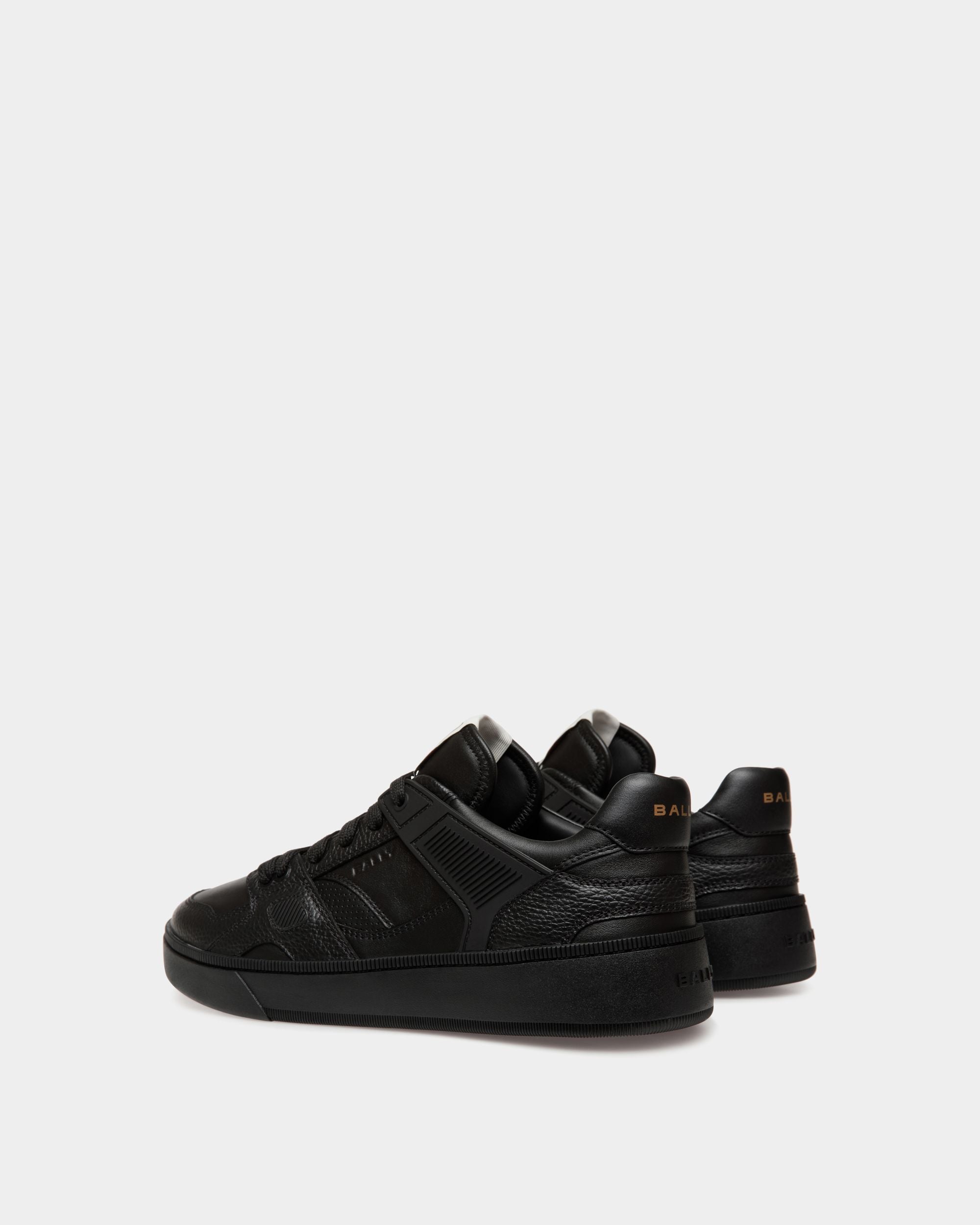 Raise Sneaker In Black Leather - Men's - Bally - 03
