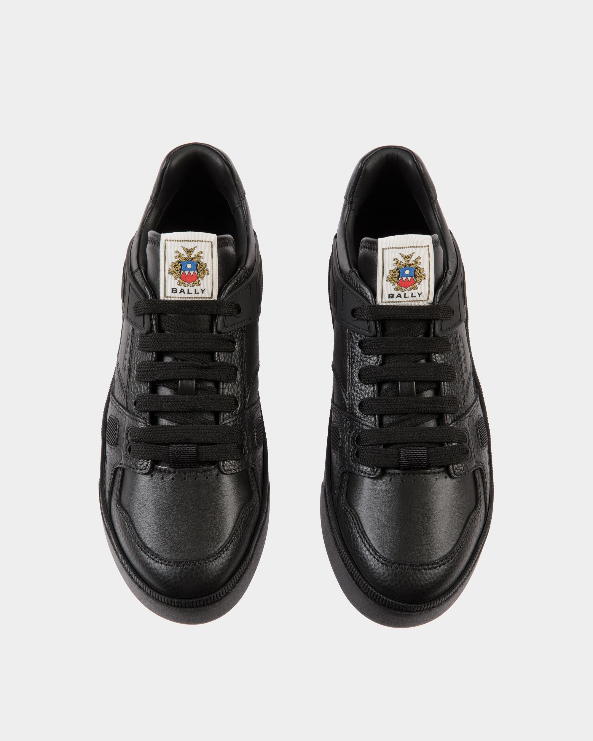 Raise Sneaker In Black Leather - Men's - Bally - 04