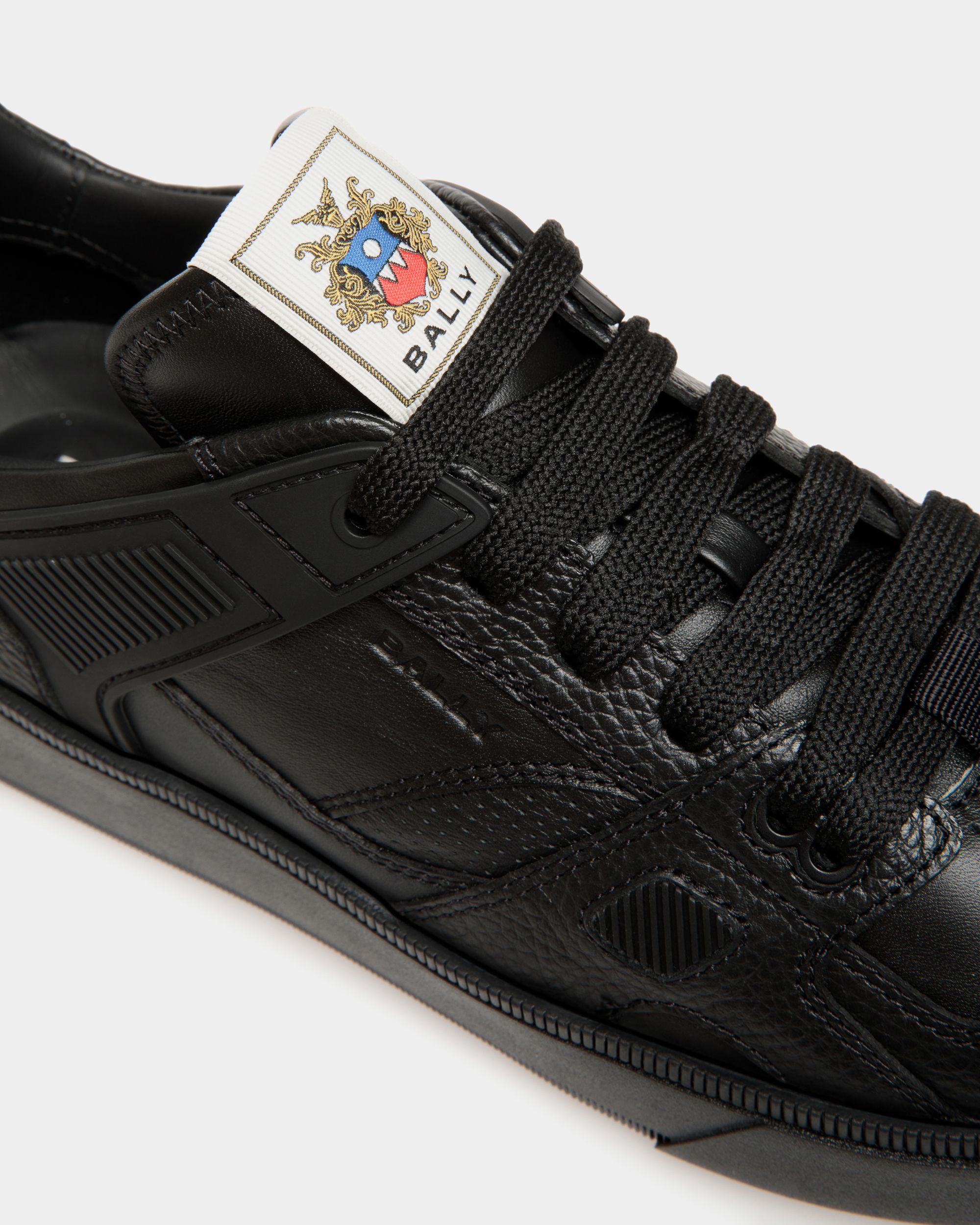 Raise Sneaker In Black Leather - Men's - Bally - 05