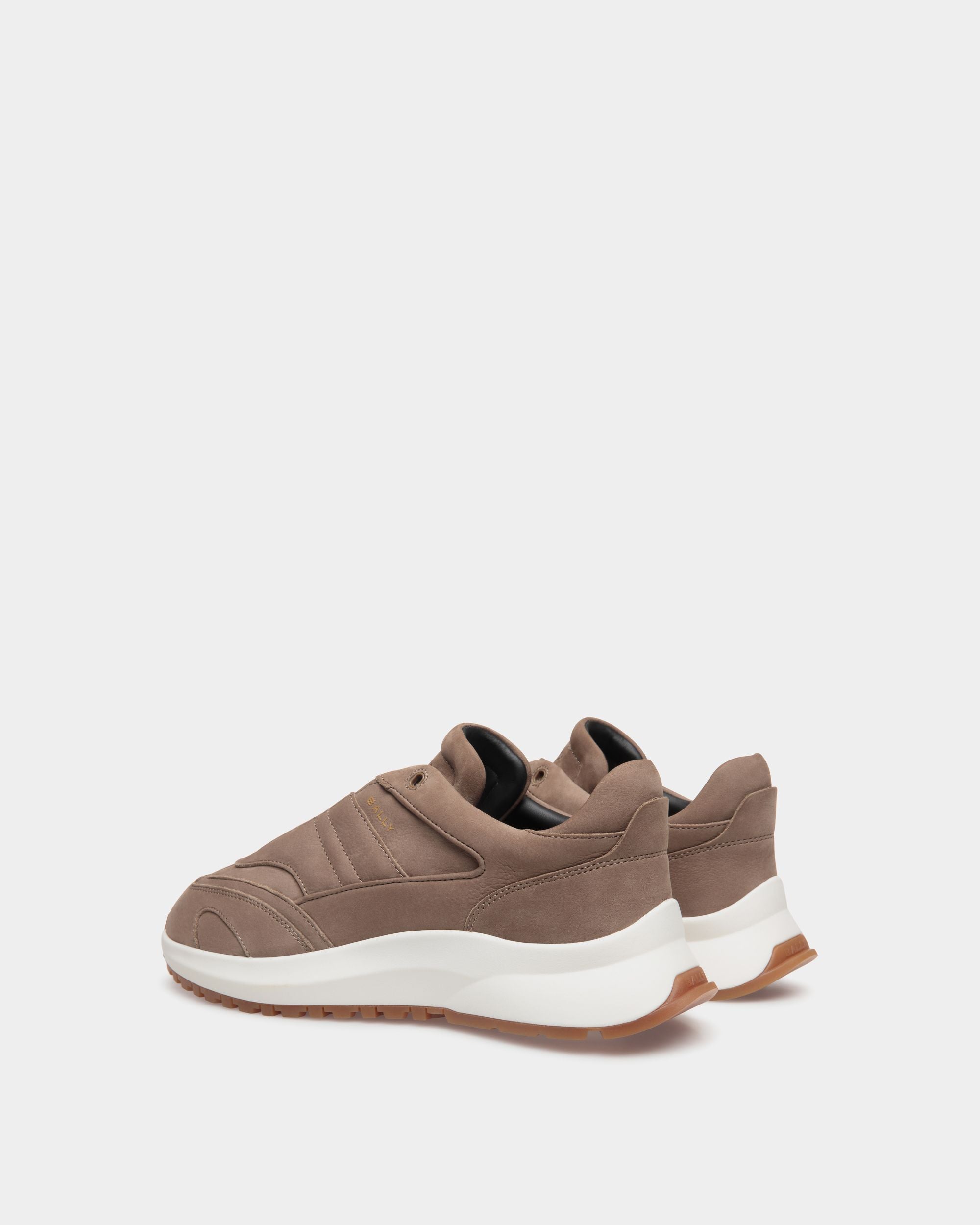 Outline Sneaker In Brown Leather - Men's - Bally - 03