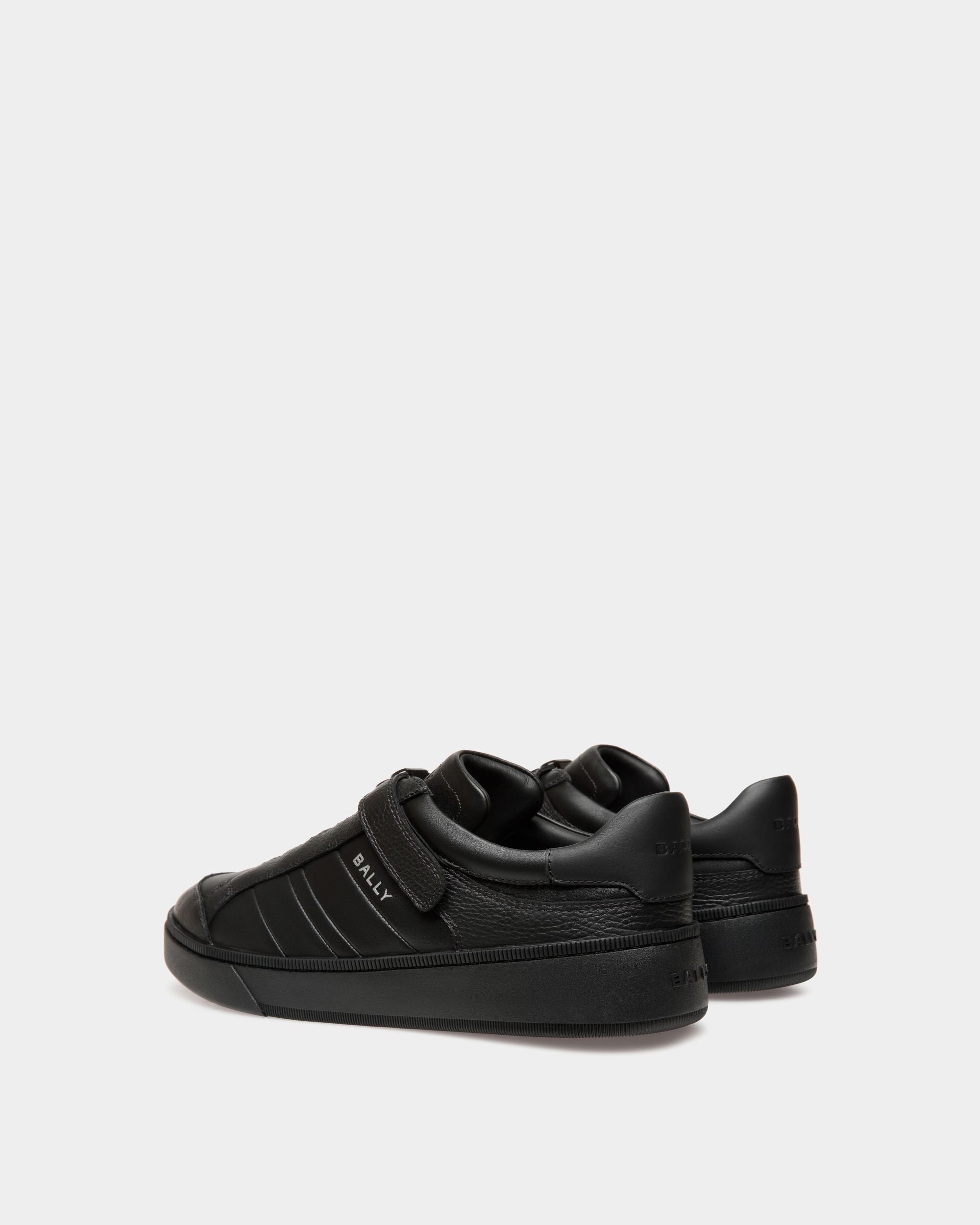 Raise Sneaker in Black Leather - Men's - Bally - 03