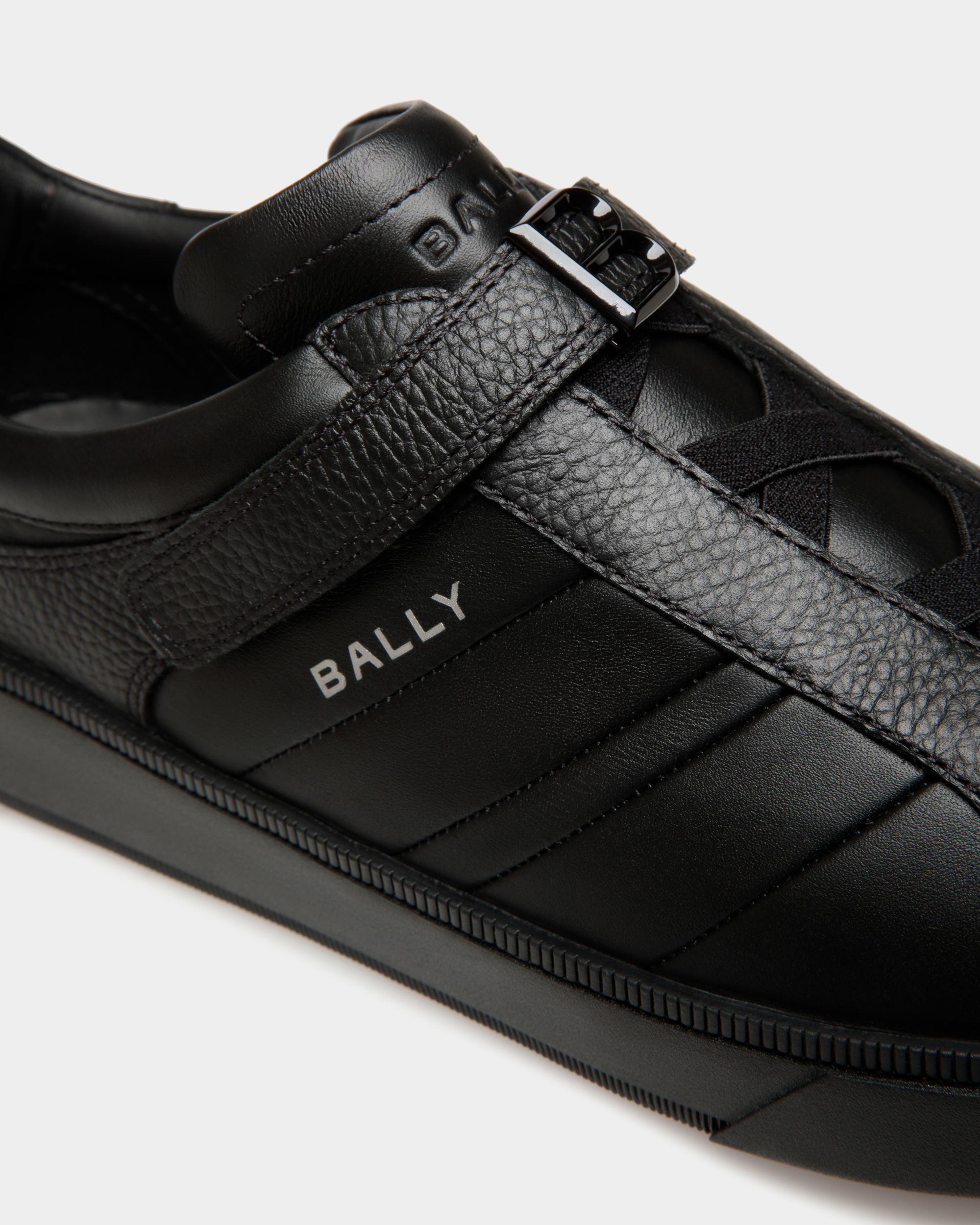 Raise Sneaker in Black Leather - Men's - Bally - 05