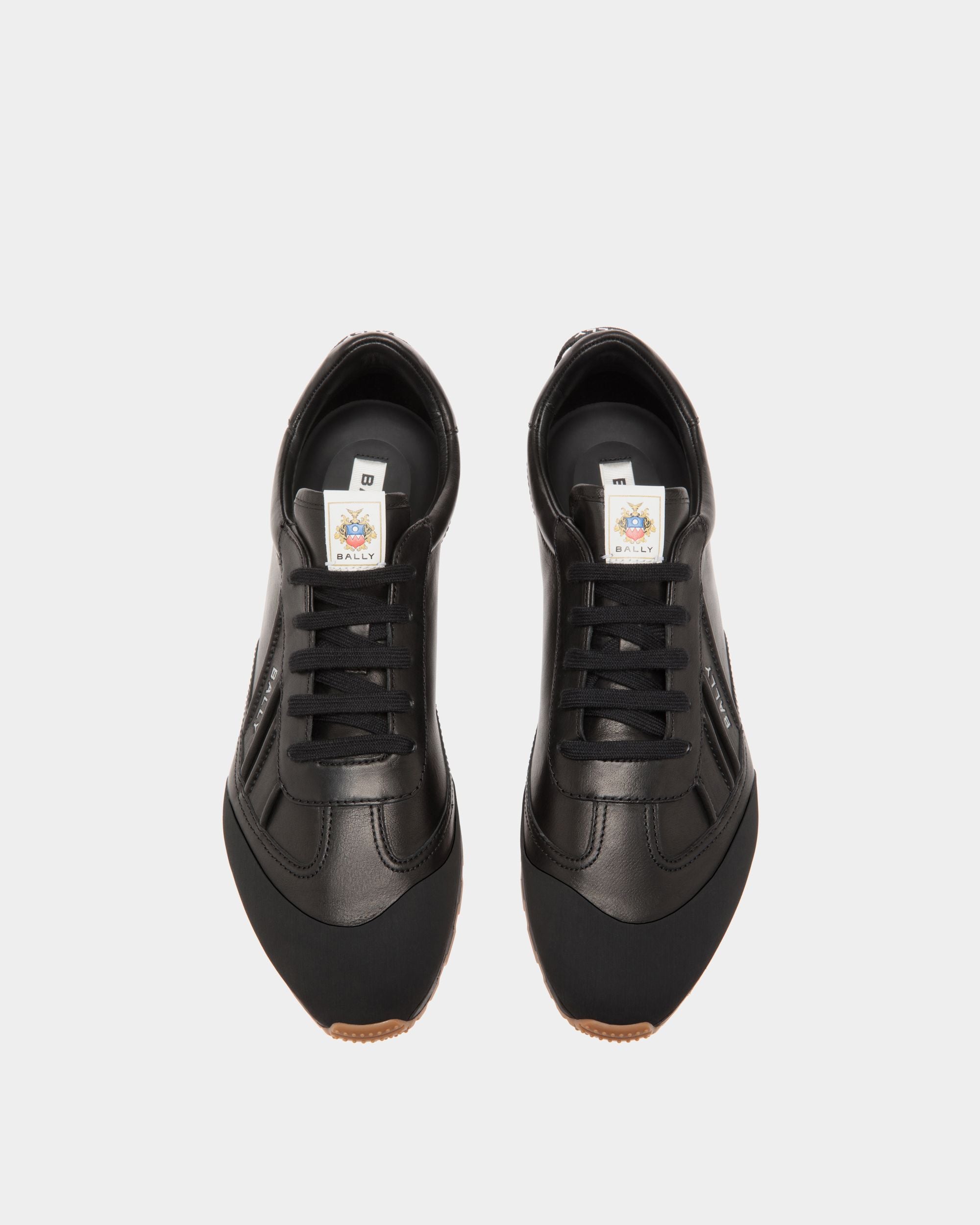 Quarry Sneaker in Black Leather - Men's - Bally - 04