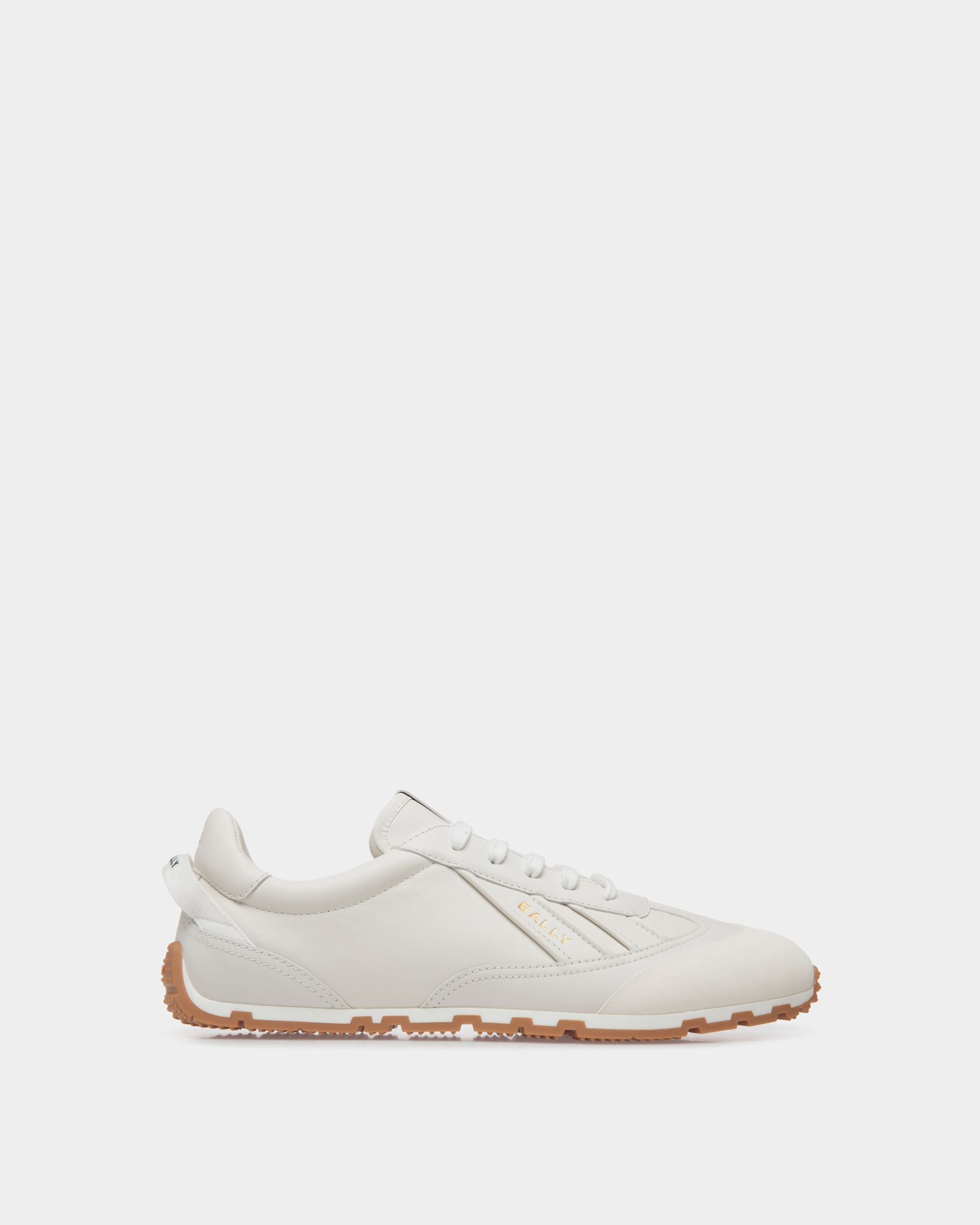 Quarry Sneaker in White Leather - Men's - Bally - 01