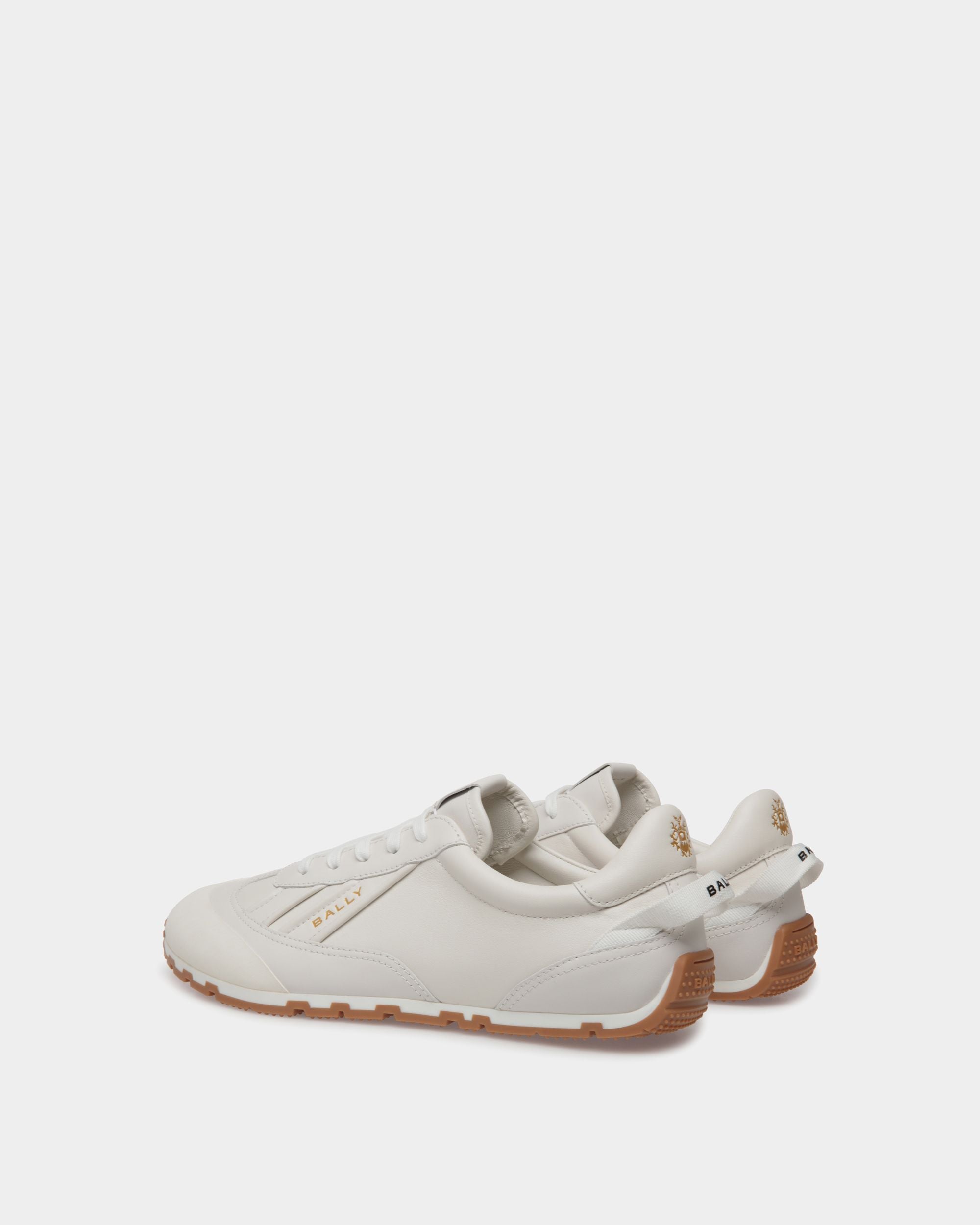 Quarry Sneaker in White Leather - Men's - Bally - 03