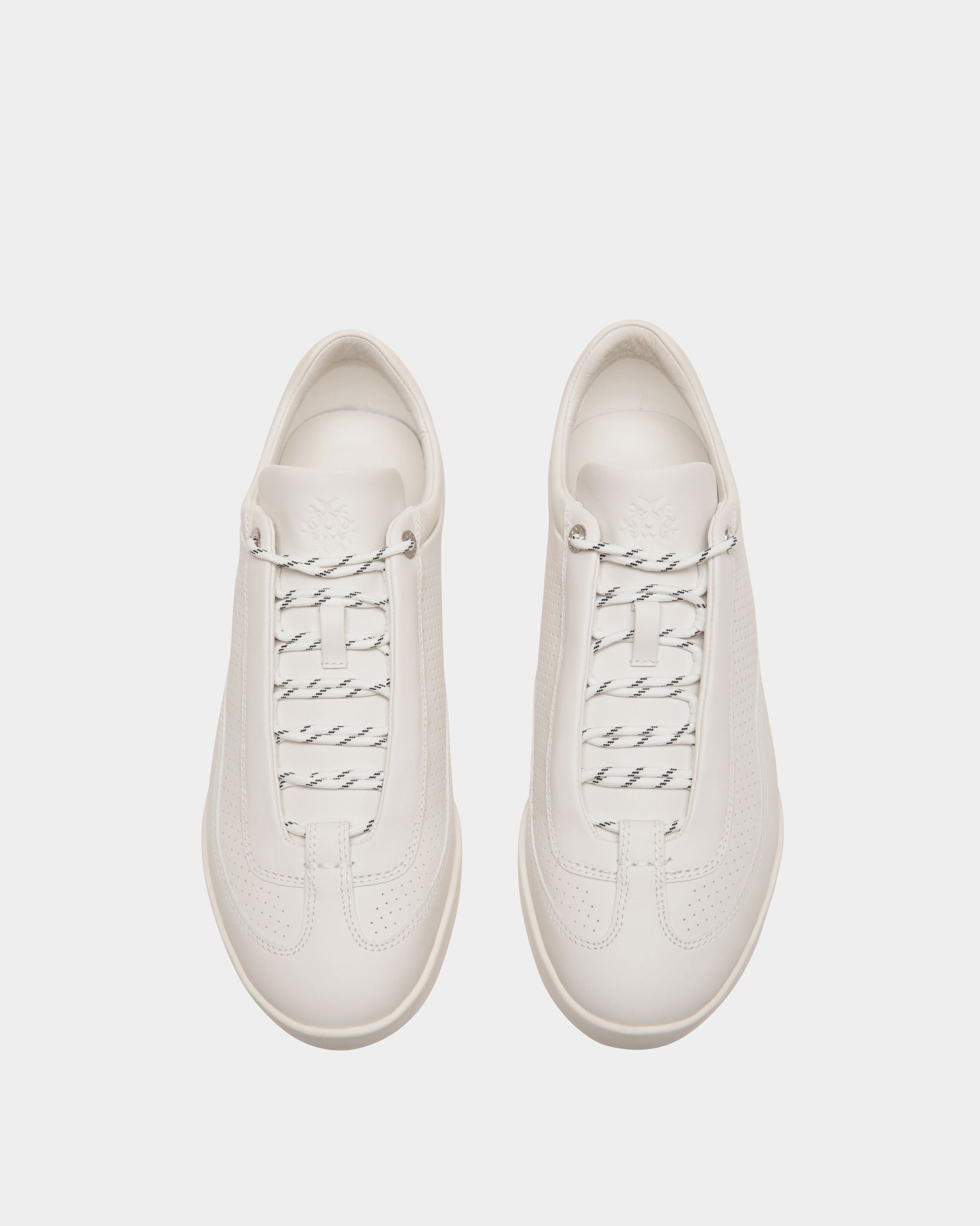 Zapatilla Manto Runner De Piel Blanca - Hombre - Bally - 04