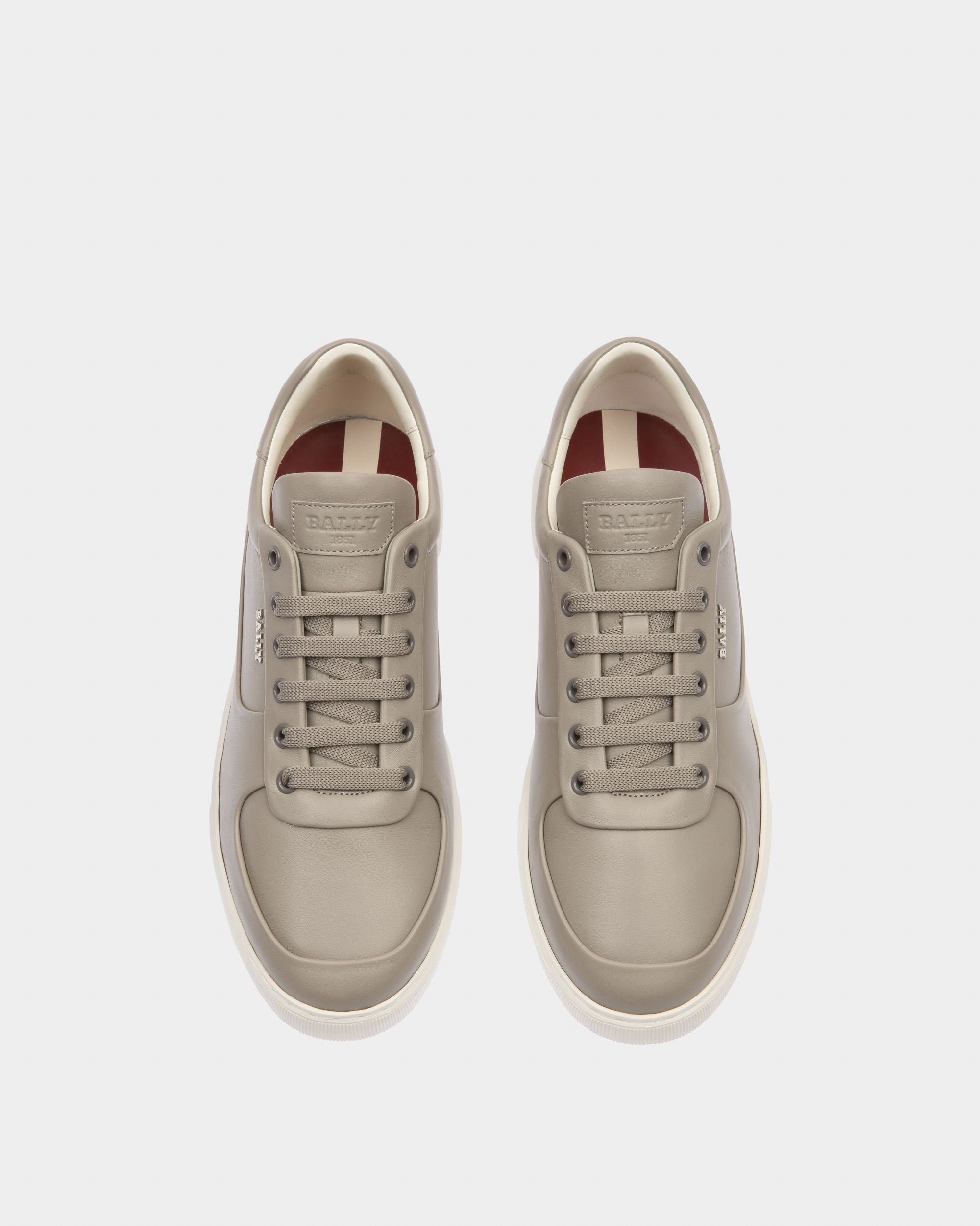 Manny Zapatillas De Piel De Color Gris - Hombre - Bally - 02