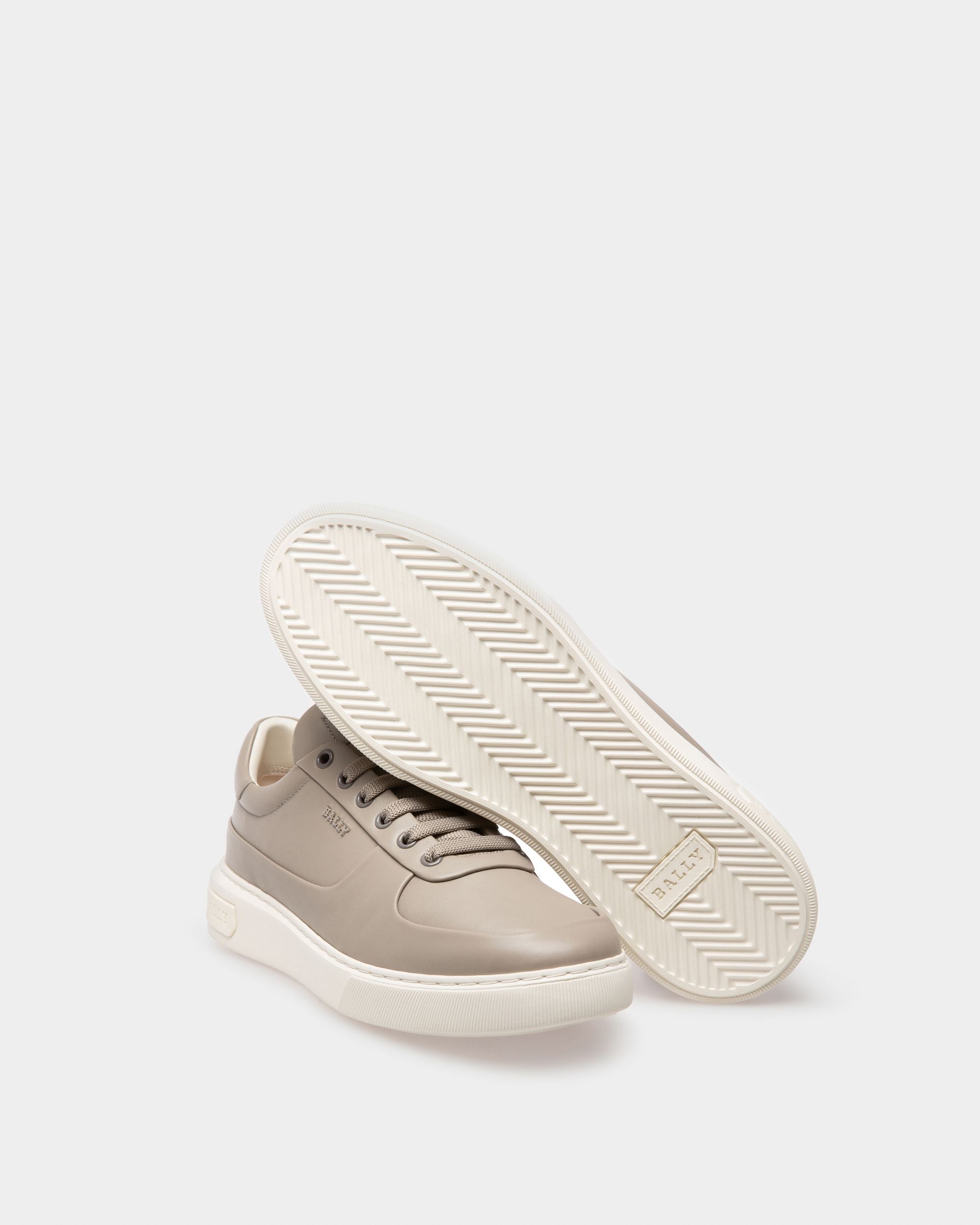Manny Zapatillas De Piel De Color Gris - Hombre - Bally - 05