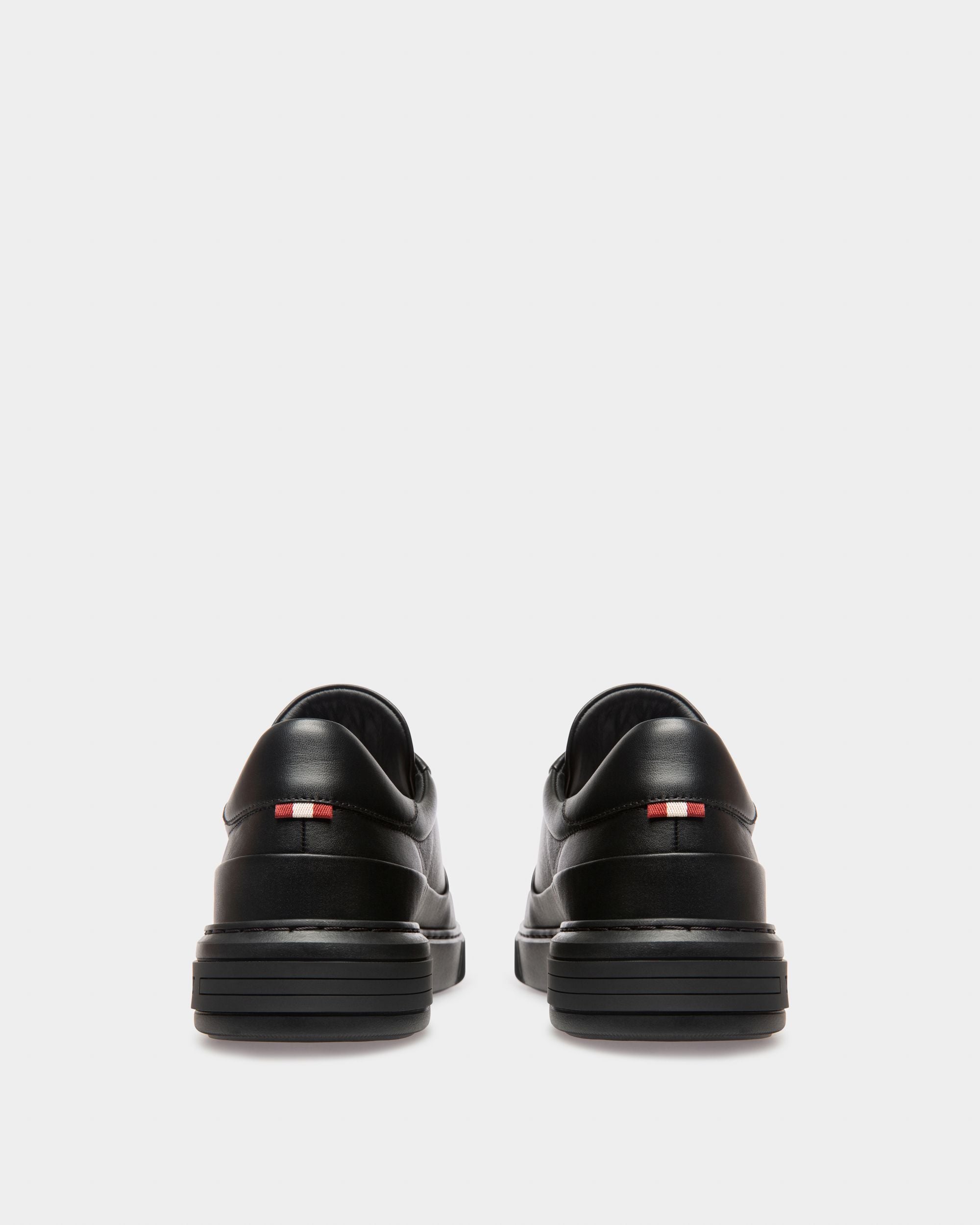 Manny Leather Sneakers In Black - Men's - Bally - 04