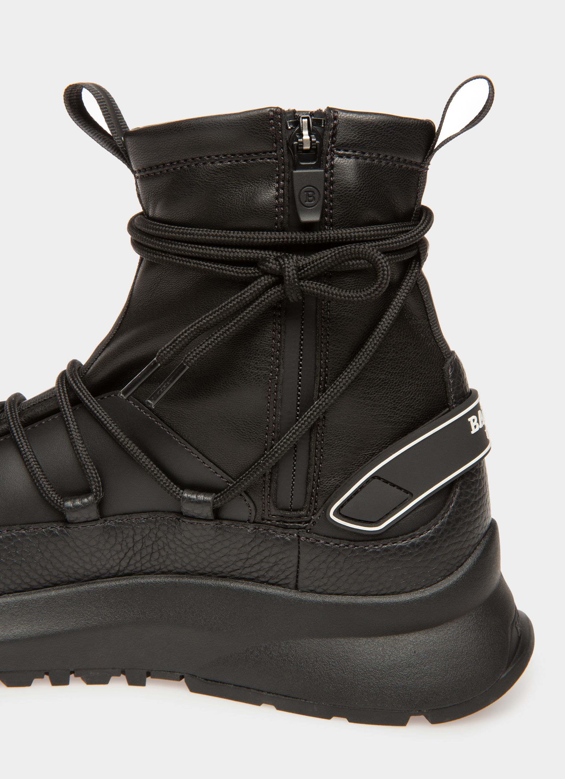 Denwer Fabric & Leather Sneakers In Black - Men's - Bally - 06