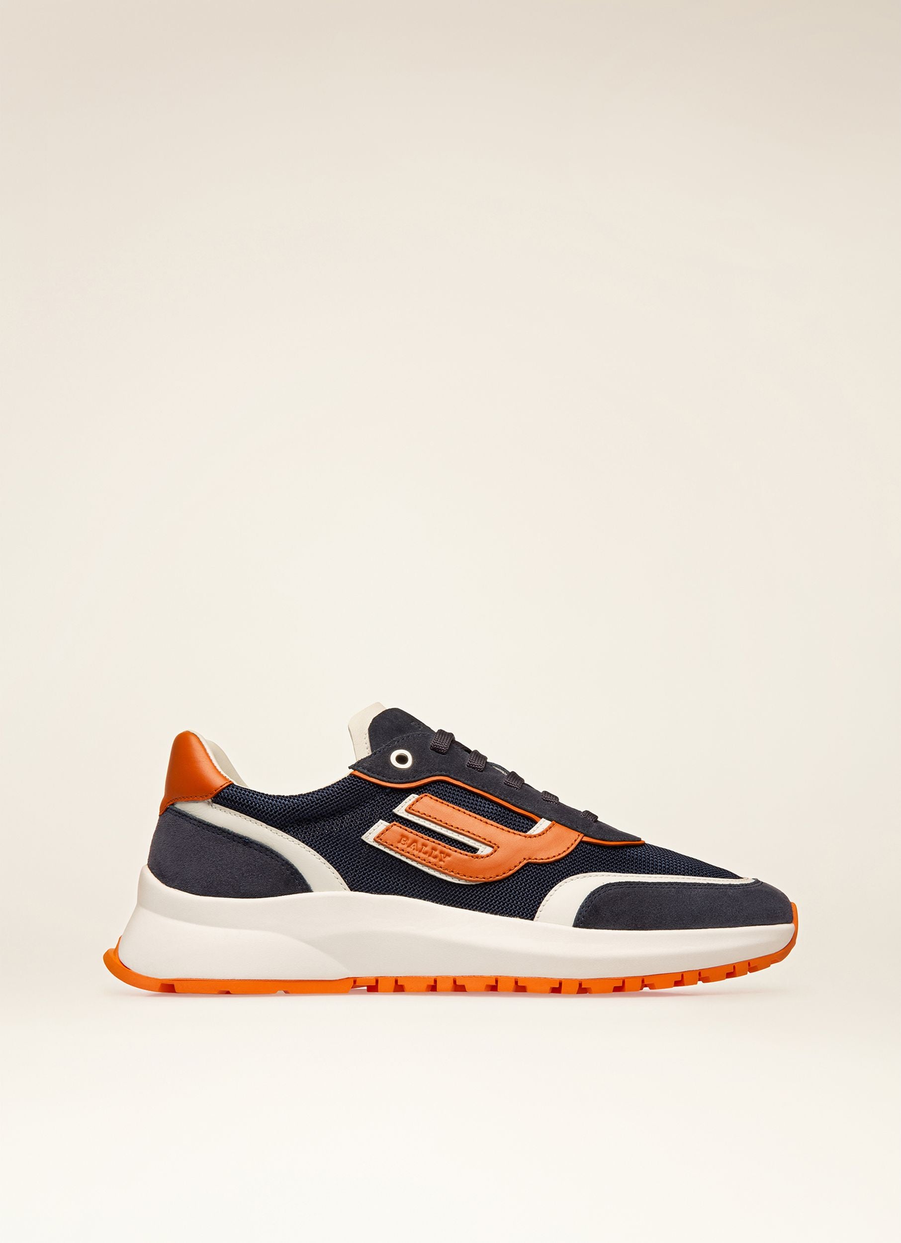 Demmy Zapatillas En Malla Y Piel De Color Azul Marino Y Blanco - Hombre - Bally - 01