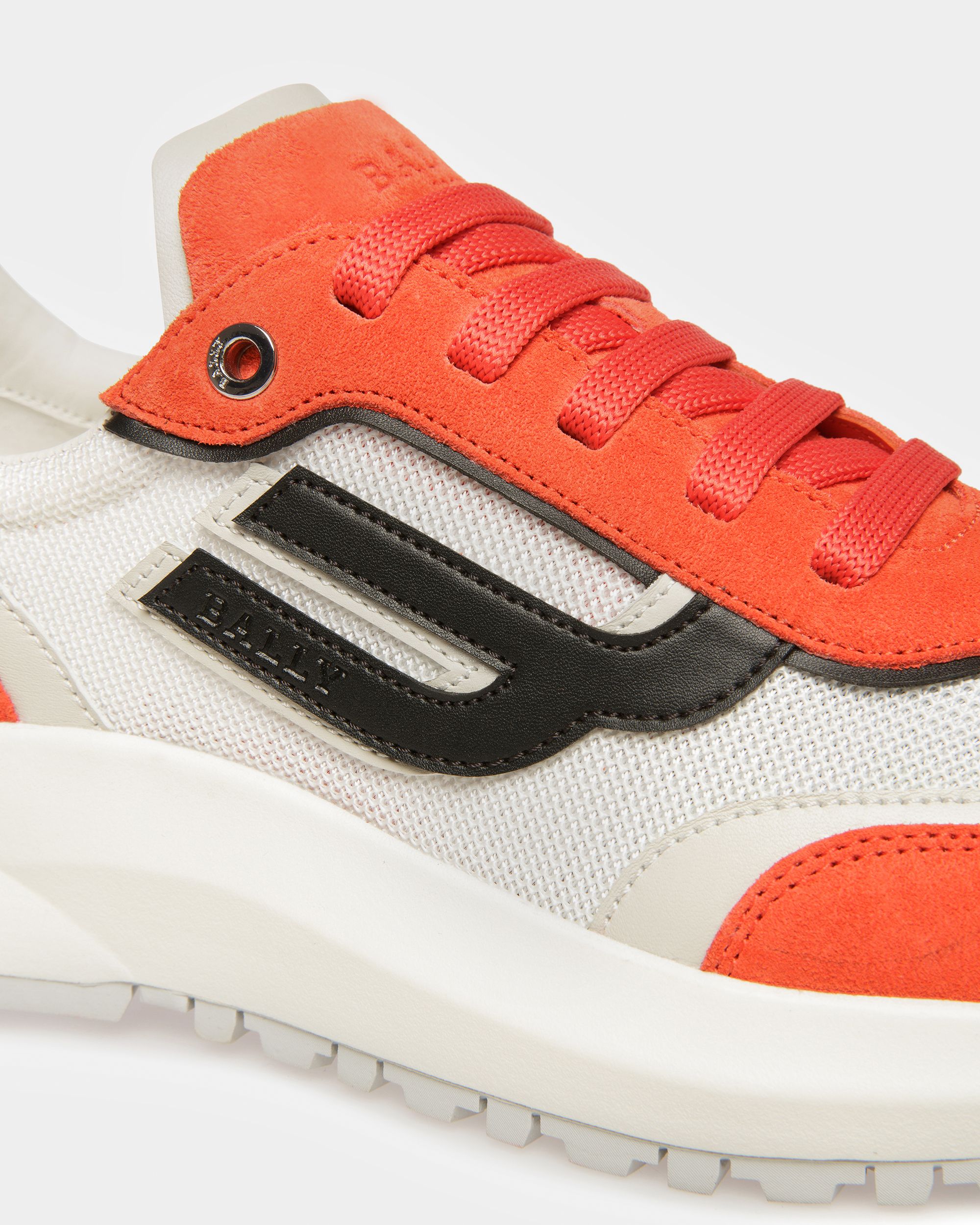 Outline Sneaker In Orange Synthetic - Men's - Bally - 05