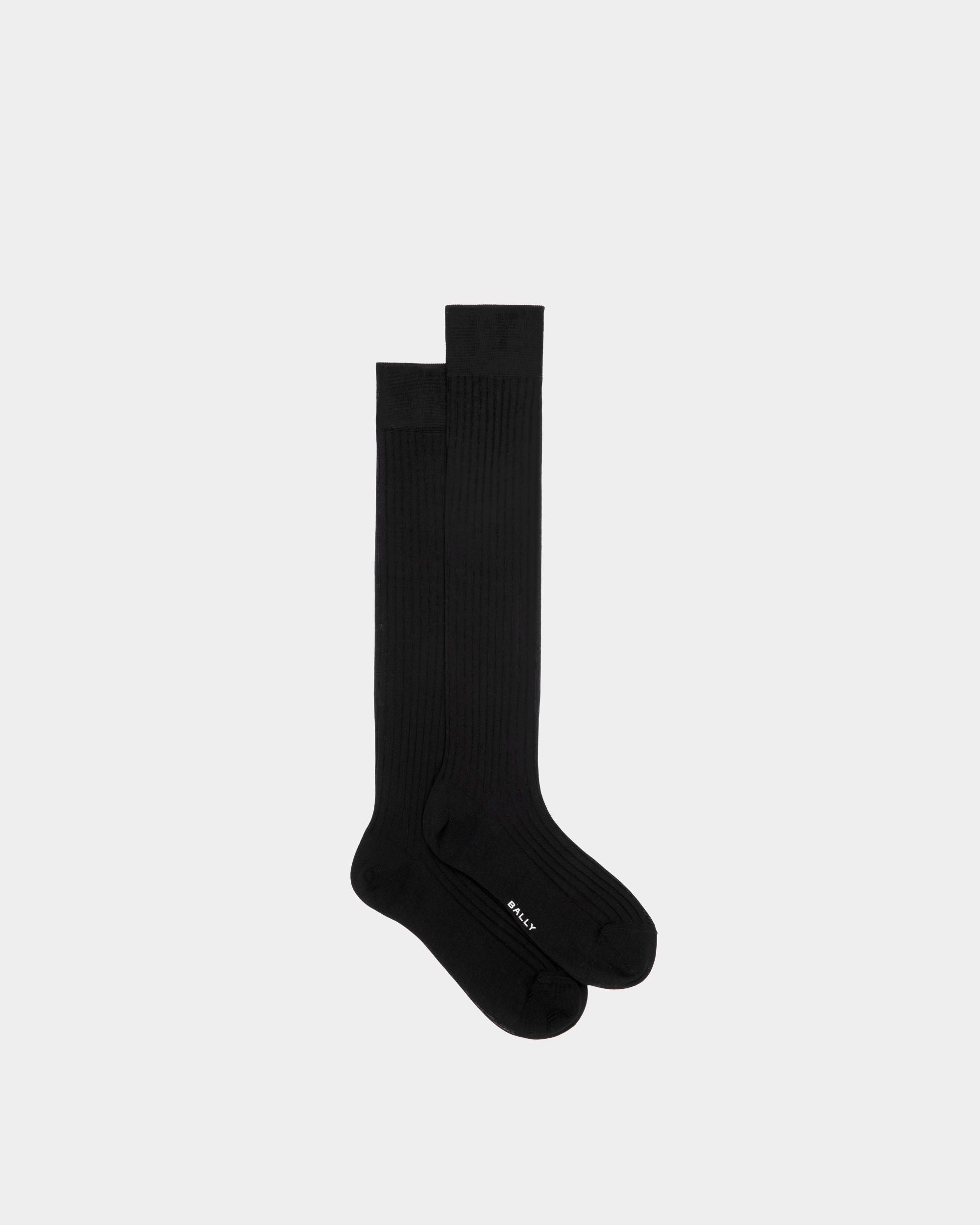 Calcetines De Algodón Negro - Hombre - Bally - 01