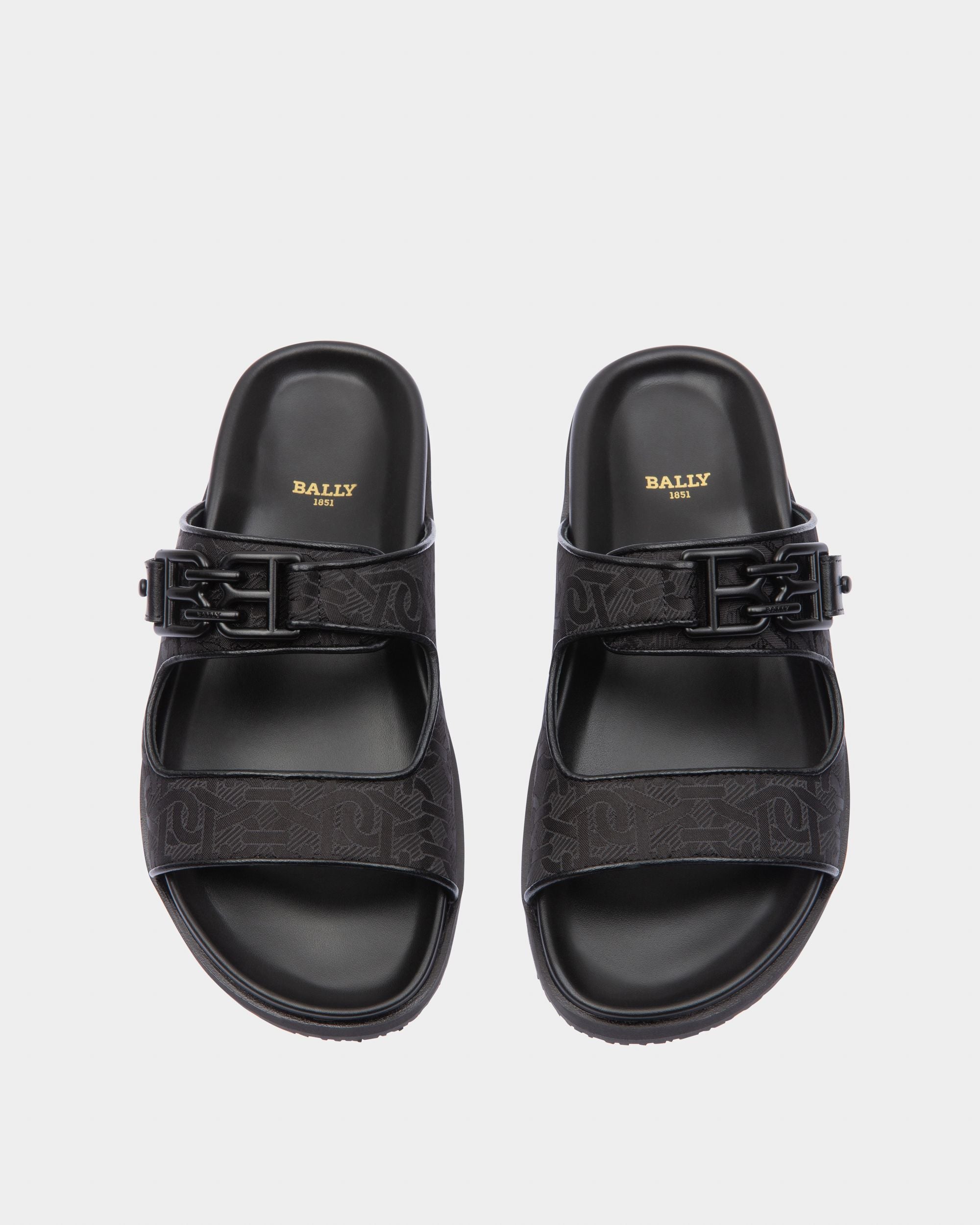 Emmy Sandalias De Piel En Negro - Hombre - Bally - 02