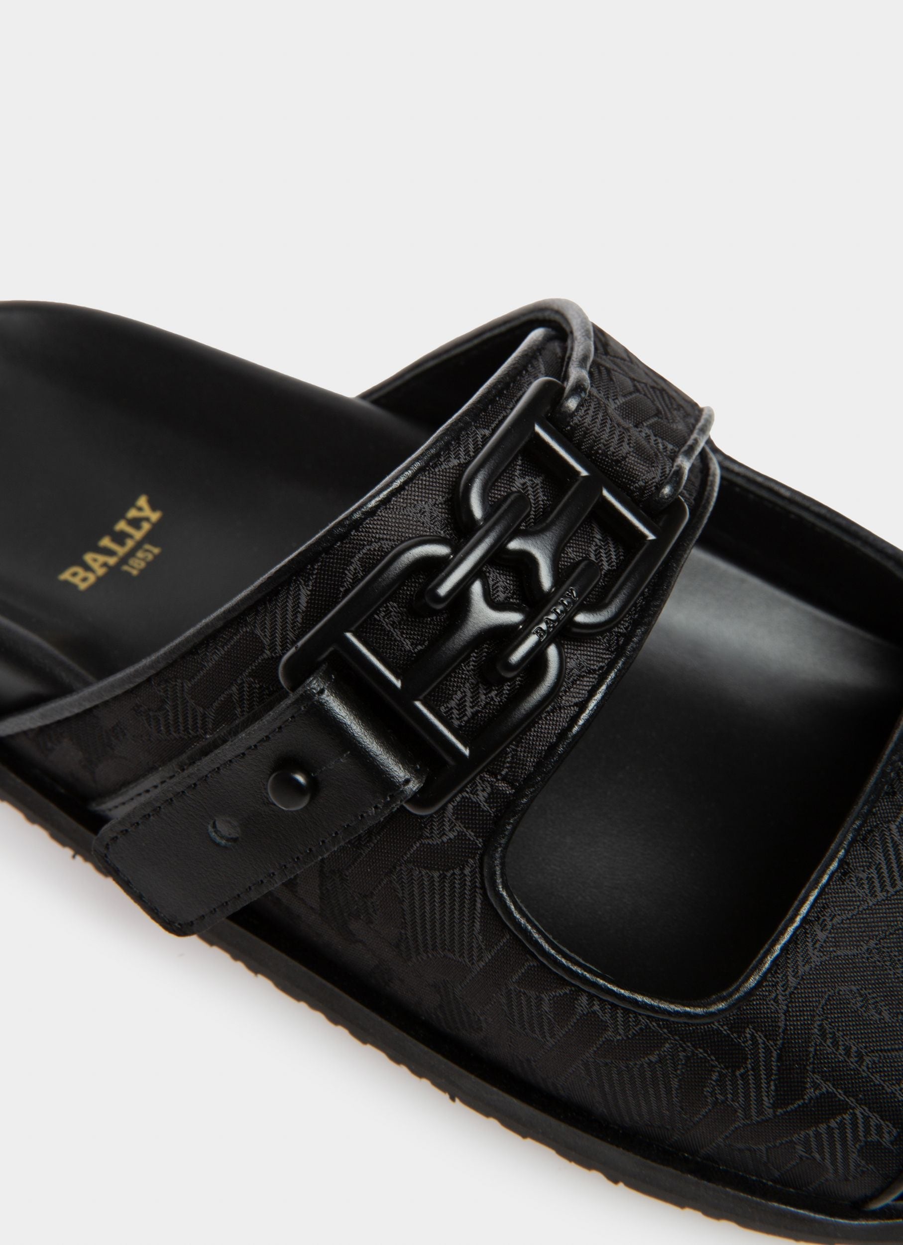 Emmy Sandalias De Piel En Negro - Hombre - Bally - 05