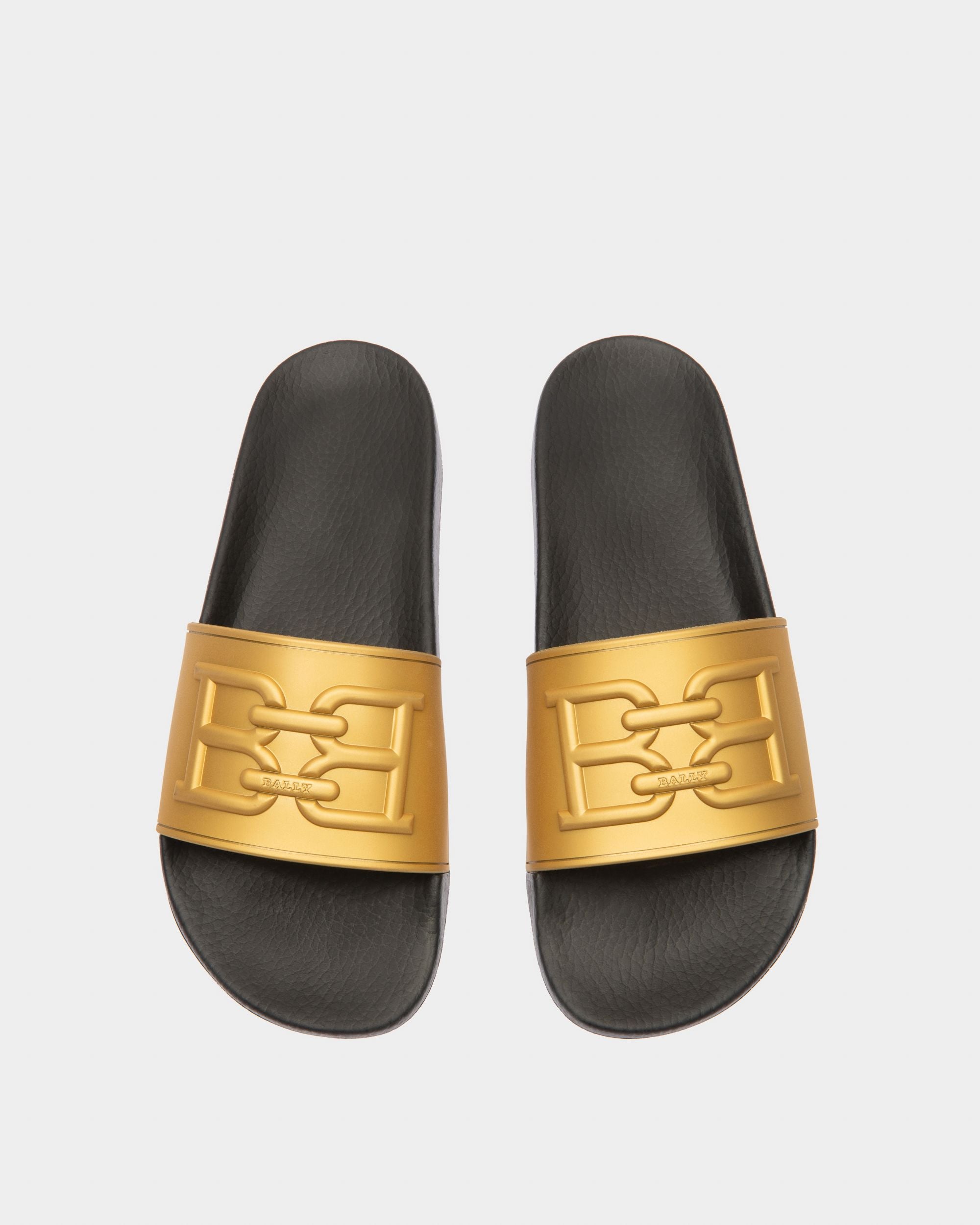 Scotty Sandalias En Goma De Color Dorado - Hombre - Bally - 02