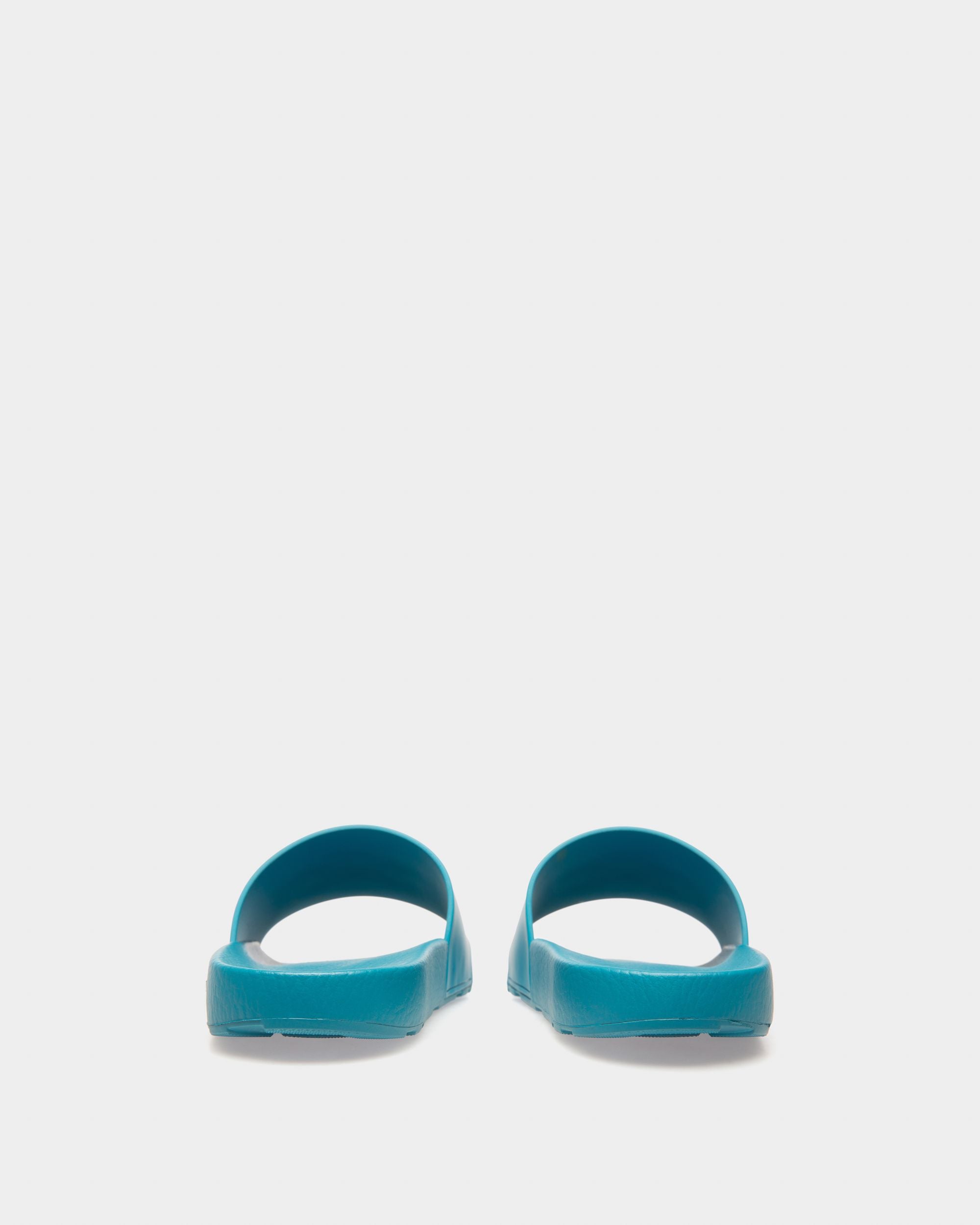 Scotty Rubber Sandals In Blue - Men's - Bally - 03