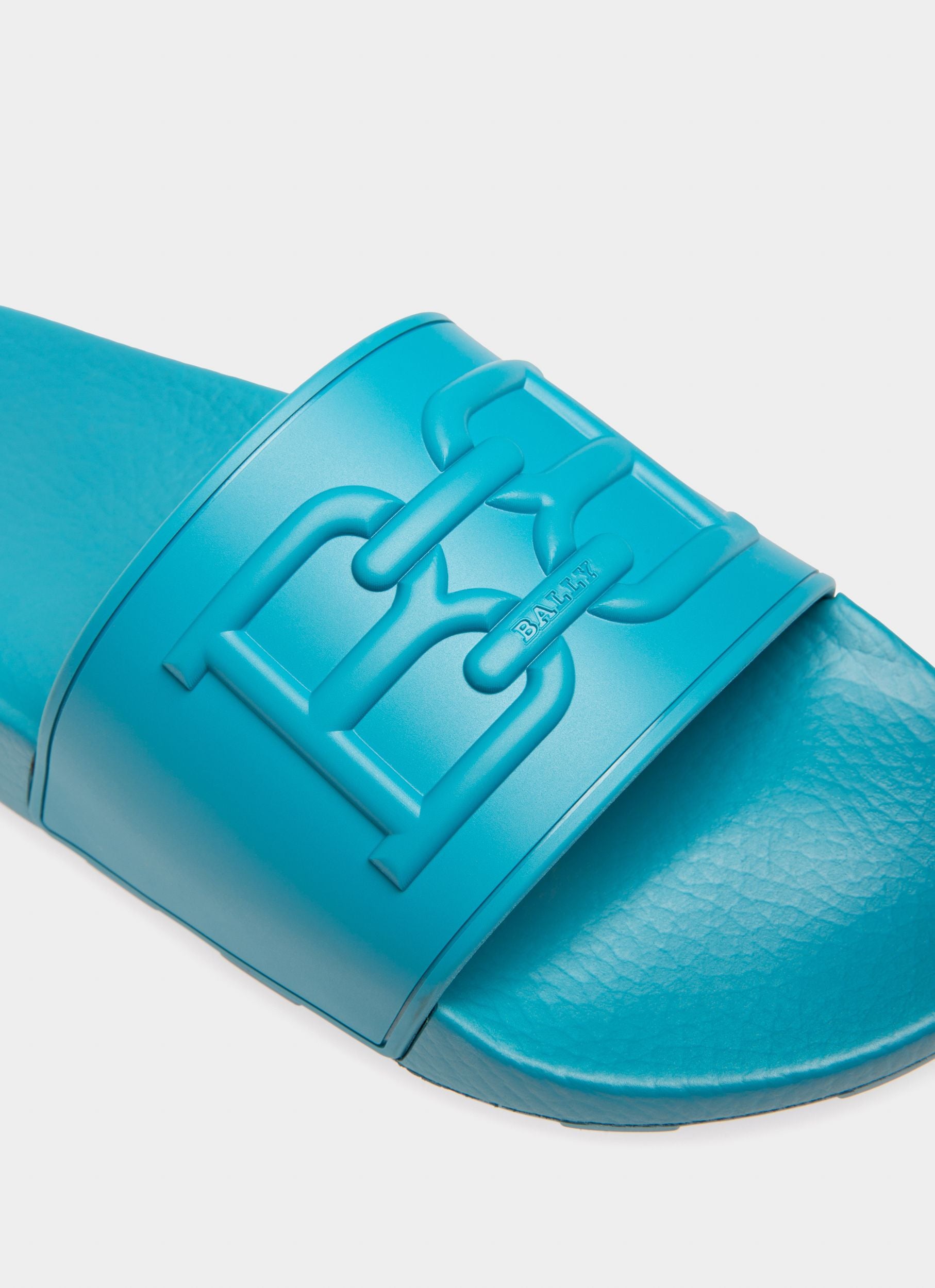Scotty Rubber Sandals In Blue - Men's - Bally - 05