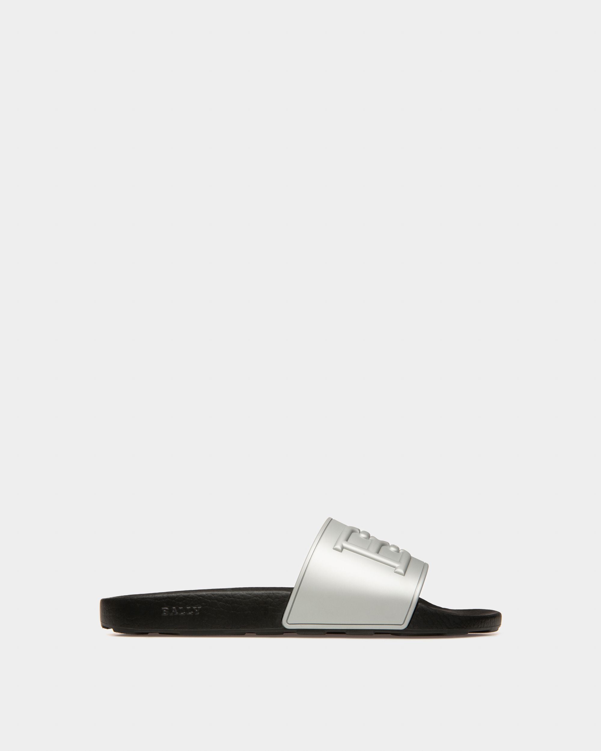 Scotty Sandalias En Goma De Color Plateado - Hombre - Bally - 01