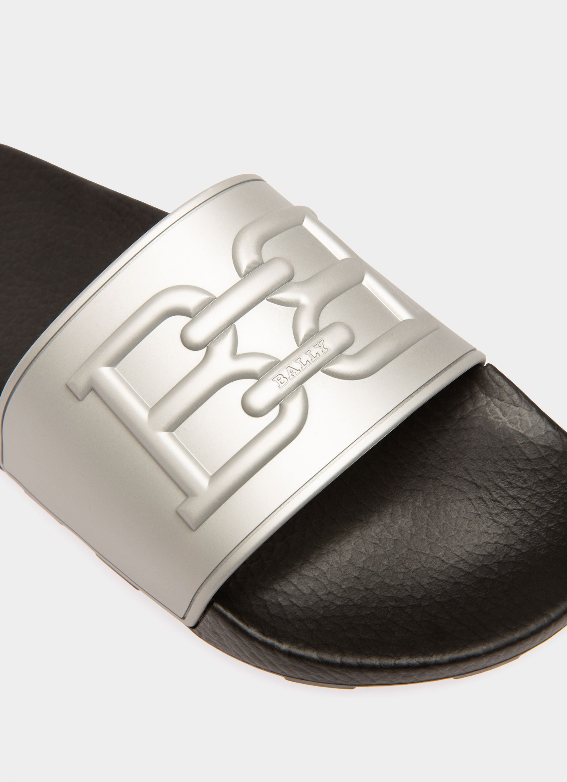 Scotty Sandalias En Goma De Color Plateado - Hombre - Bally - 05