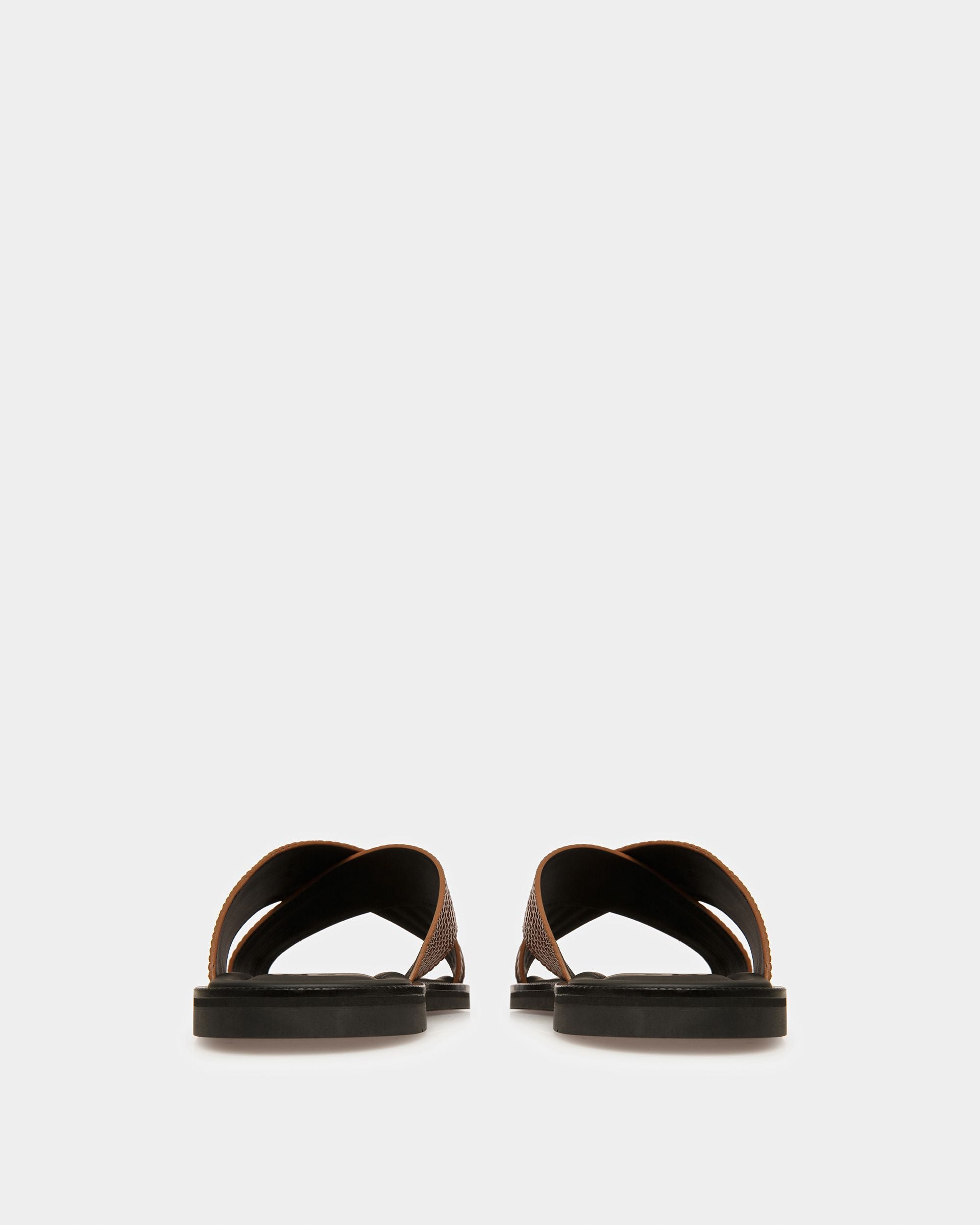 Jabil Sandalias De Piel En Salvia - Hombre - Bally - 04