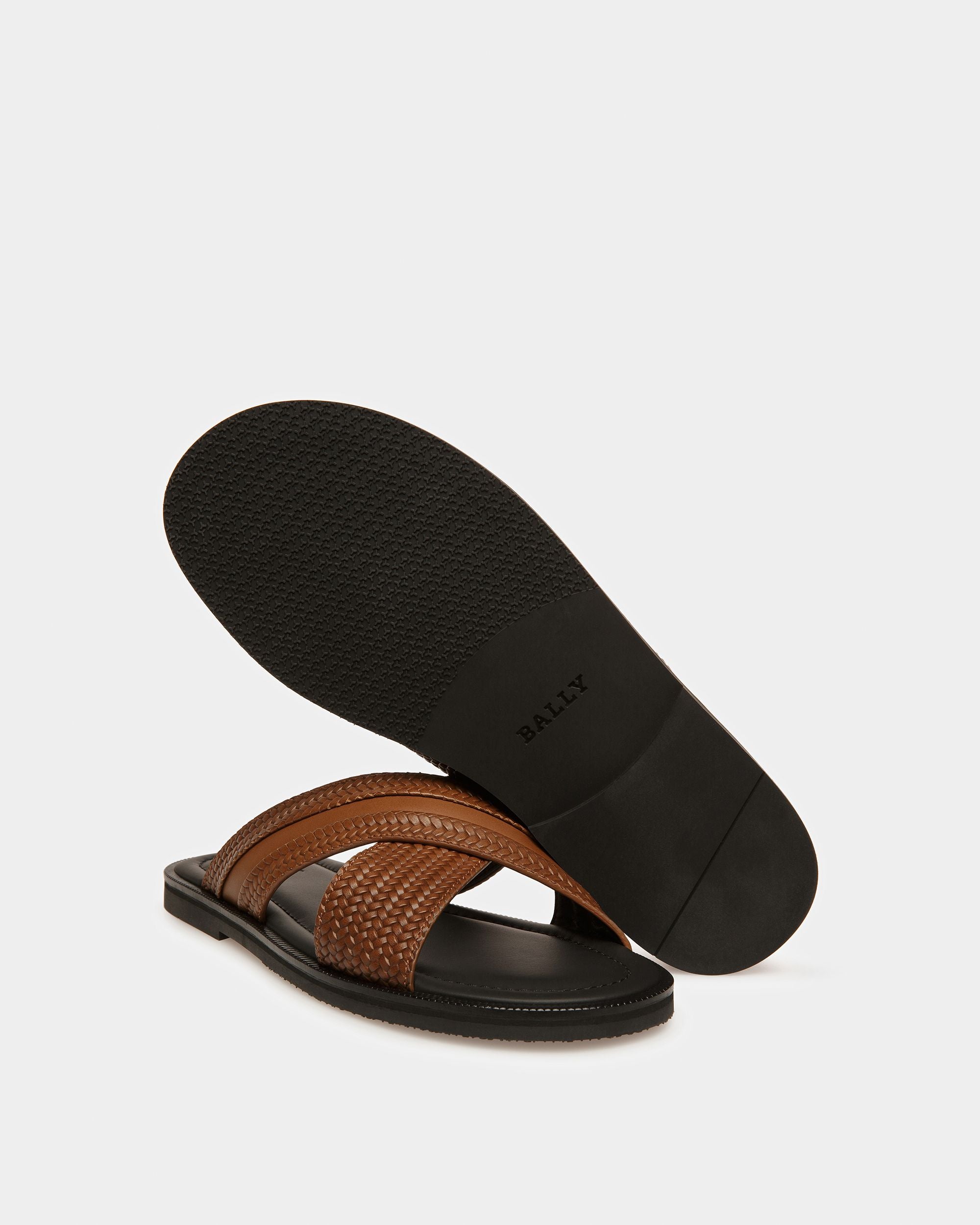 Jabil Sandalias De Piel En Salvia - Hombre - Bally - 05