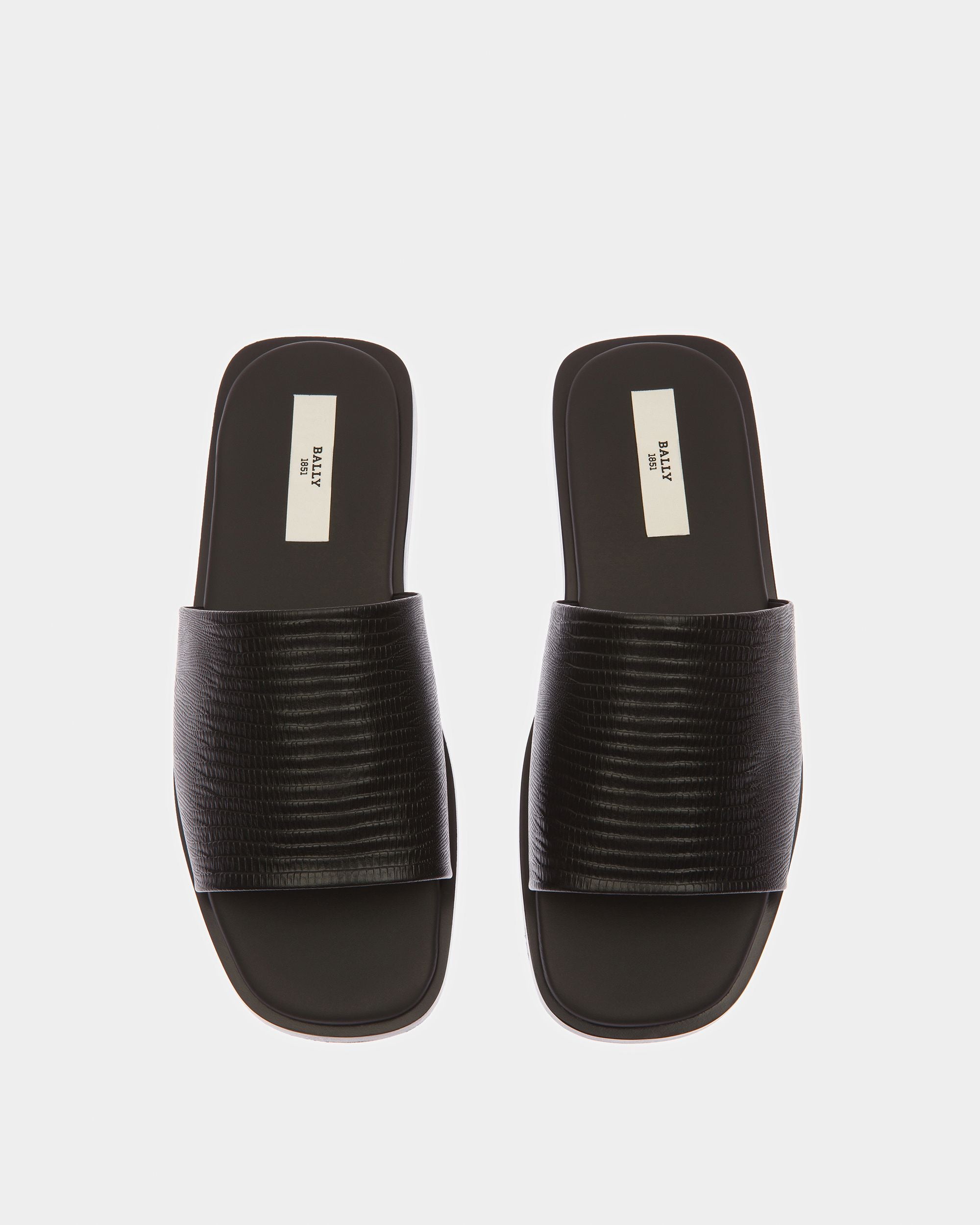 Sabian Sandalias De Piel En Negro - Hombre - Bally - 02