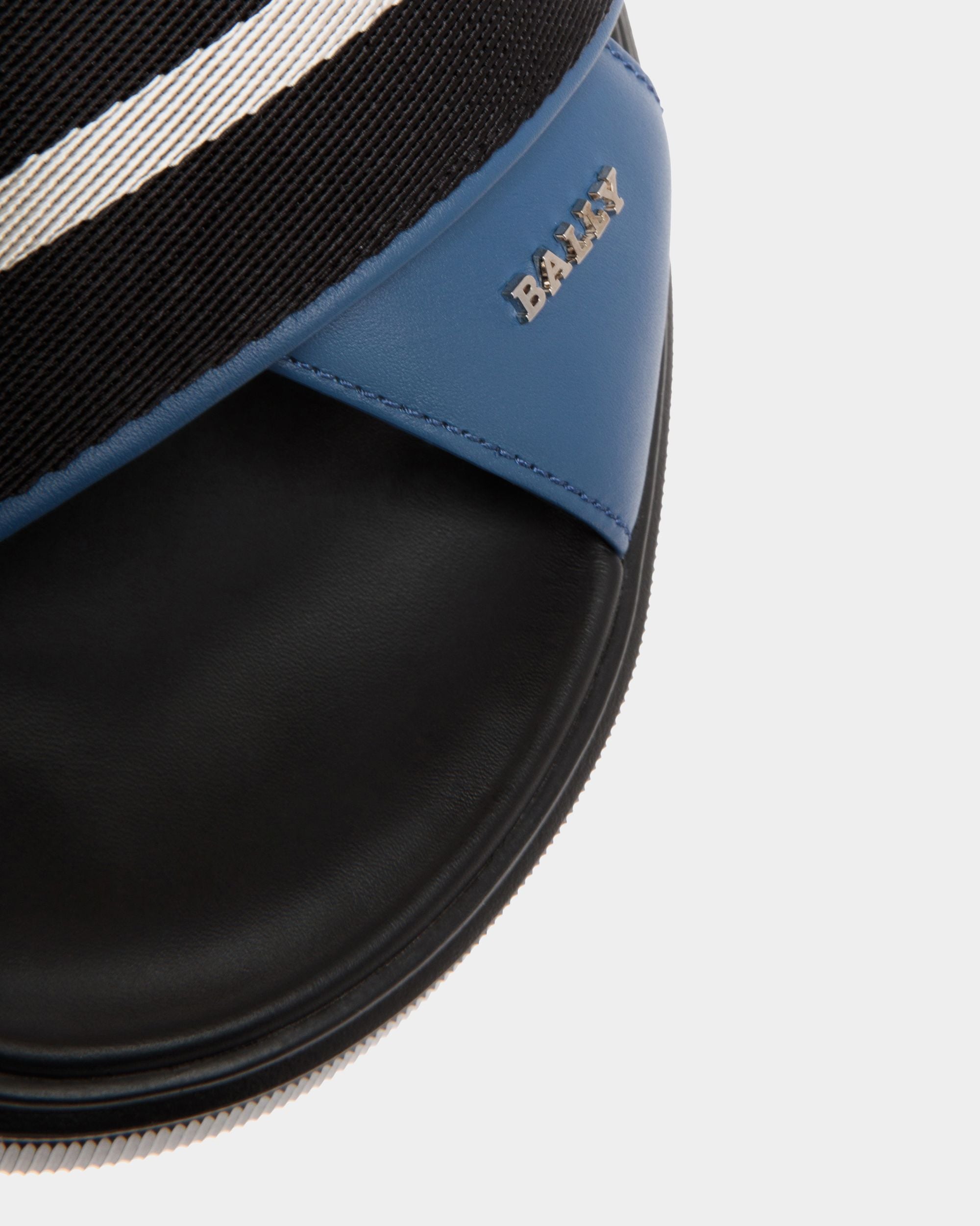 Bally Lift Sandal Sandals In Blue Leather - Men's - Bally - 05