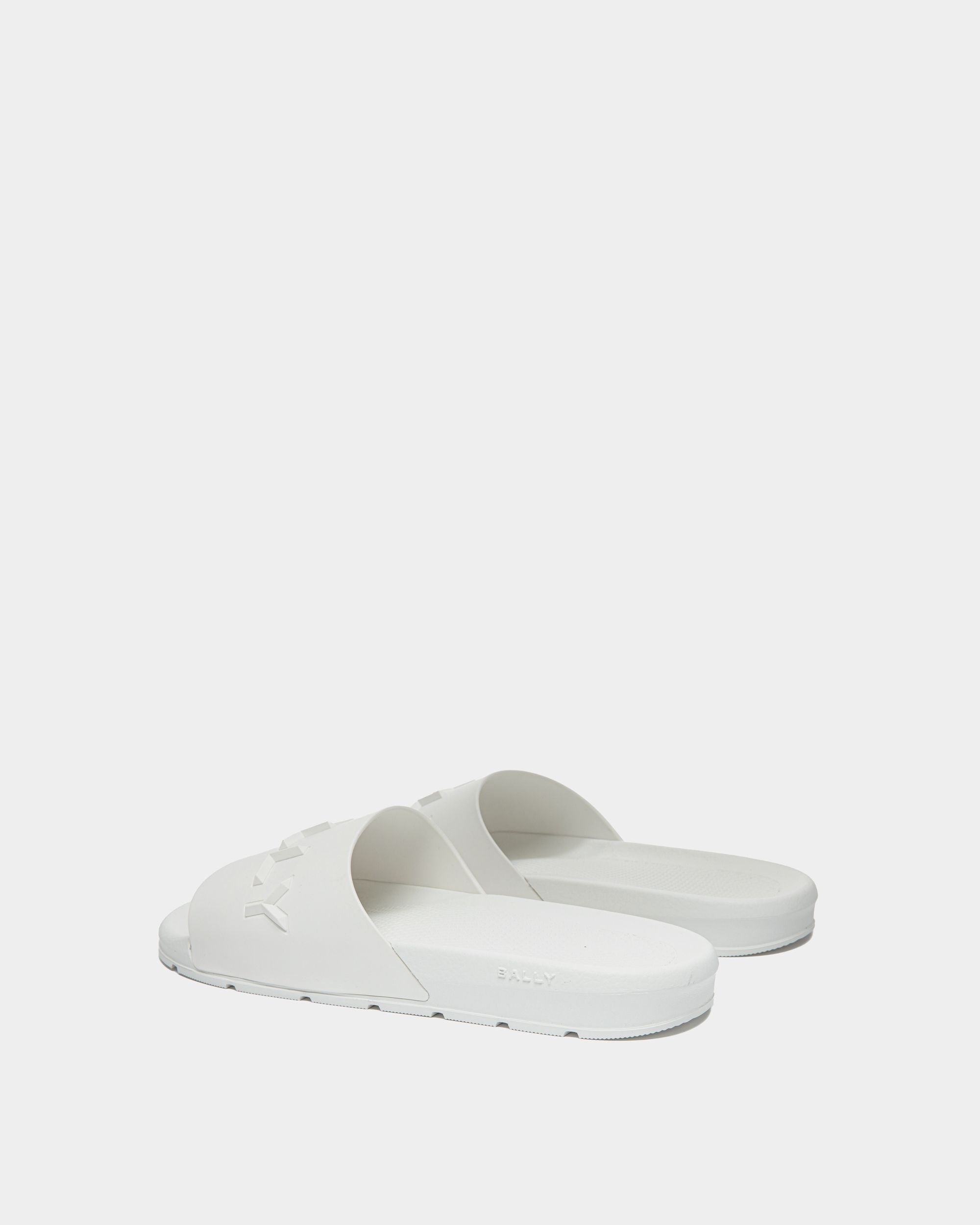 Seaside Sandal In White Rubber - Men's - Bally - 03