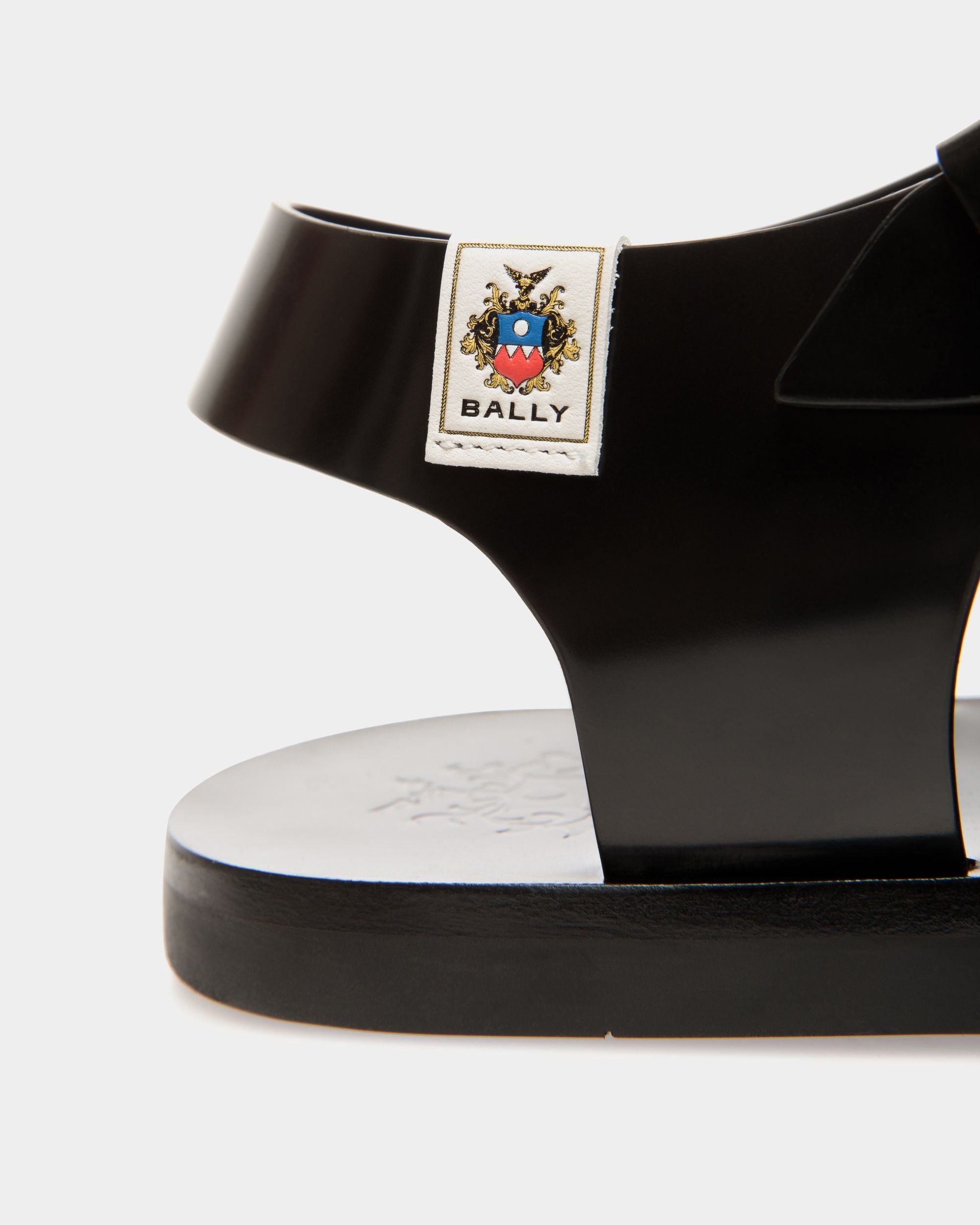 Chateau Sandal in Black Leather - Men's - Bally - 05