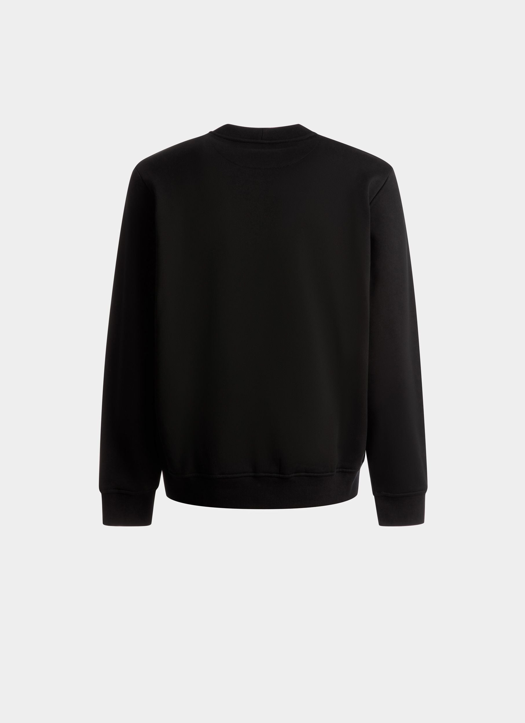 Sweatshirt In Black Stretch Cotton - Men's - Bally - 03