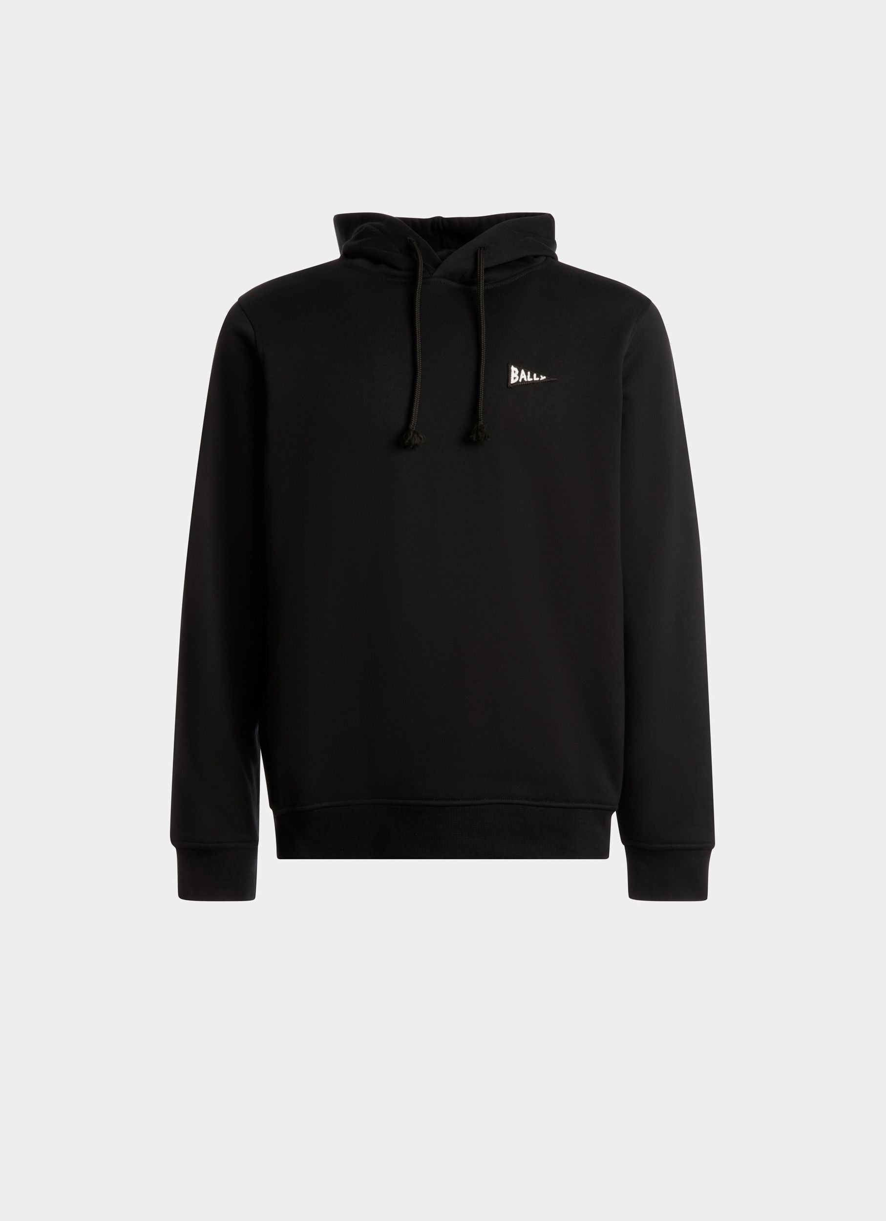 Sudadera De Algodón Elástico En Negro - Hombre - Bally - 01