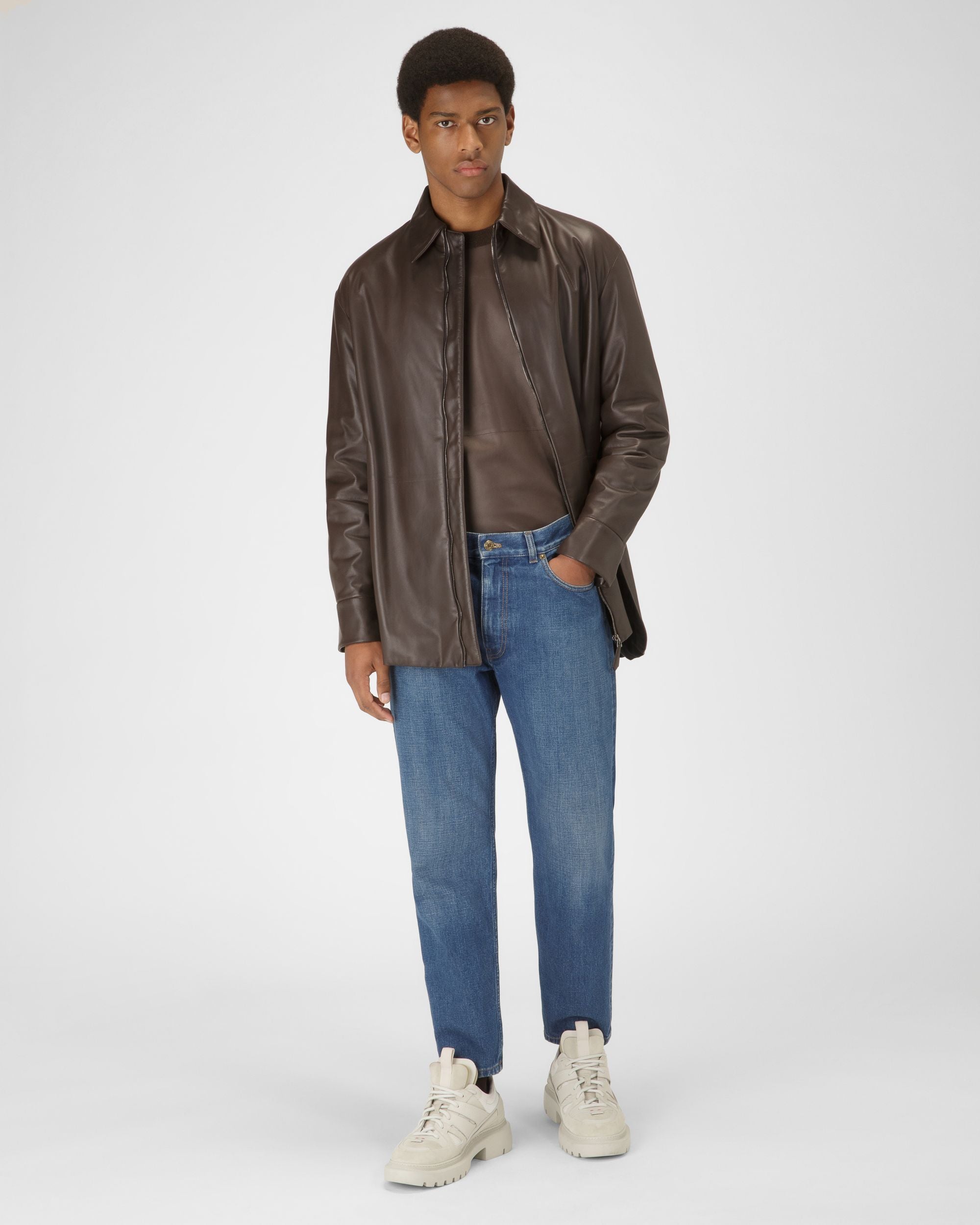 Cotton Trousers In Blue - Men's - Bally - 04
