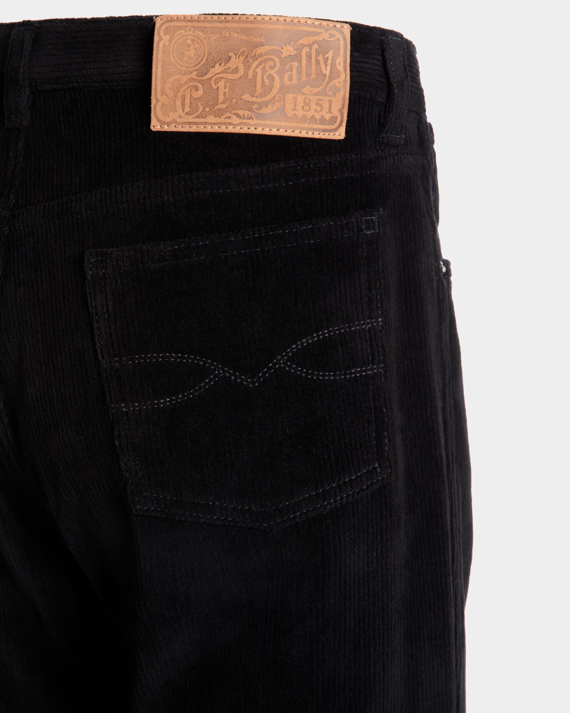 Pantalón De Pana Negra - Hombre - Bally - 02