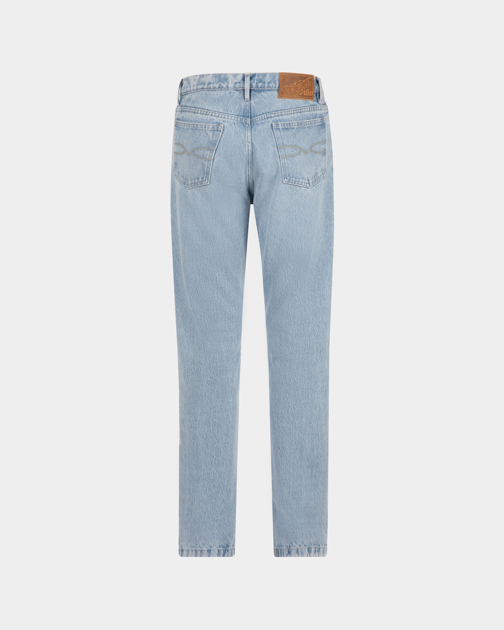Pantalones Vaqueros De Algodón En Añil Claro - Hombre - Bally - 07