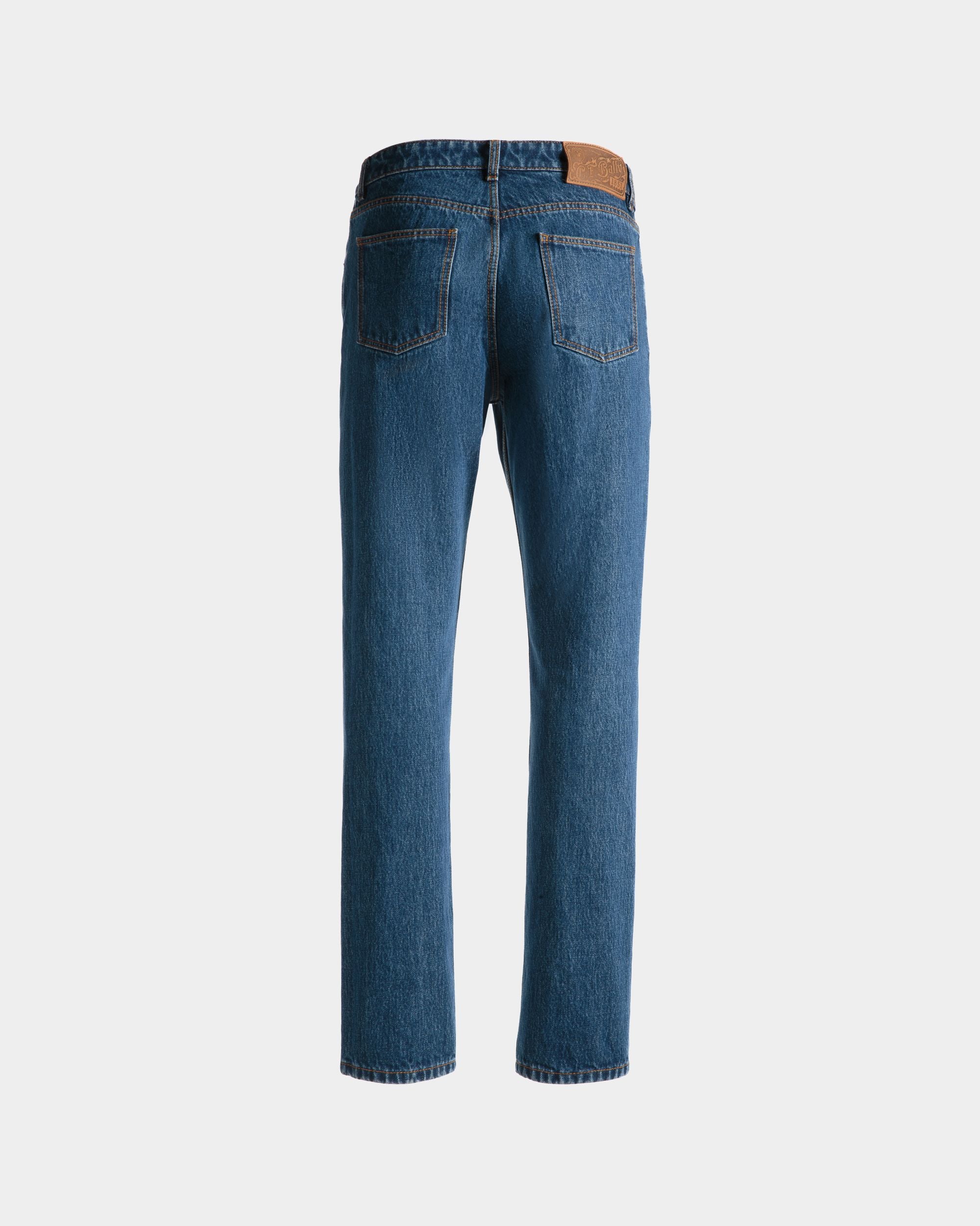 Denim Pants In Blue Cotton - Men's - Bally - 03