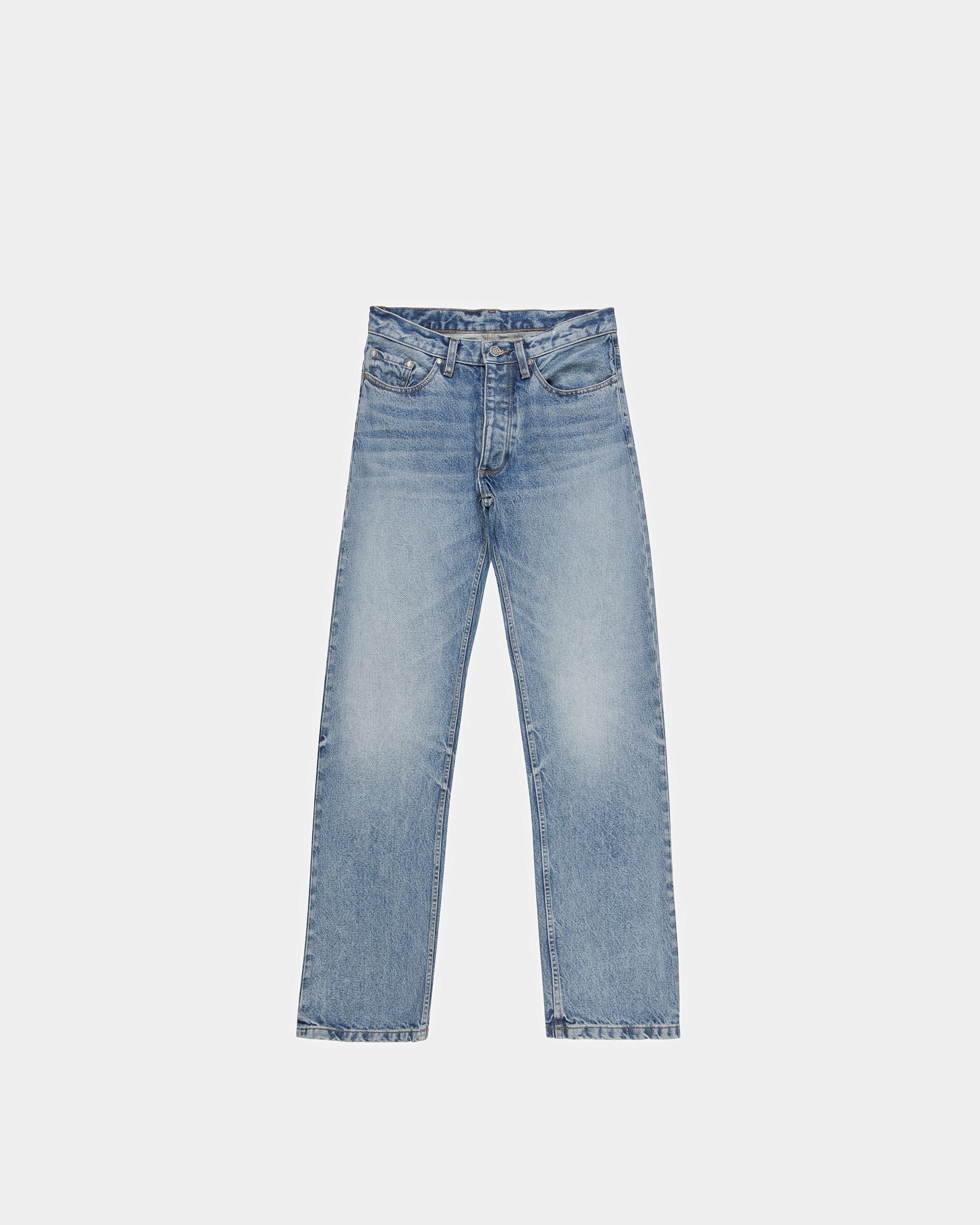 Pantalones Acampanados De Denim Azul - Hombre - Bally - 01
