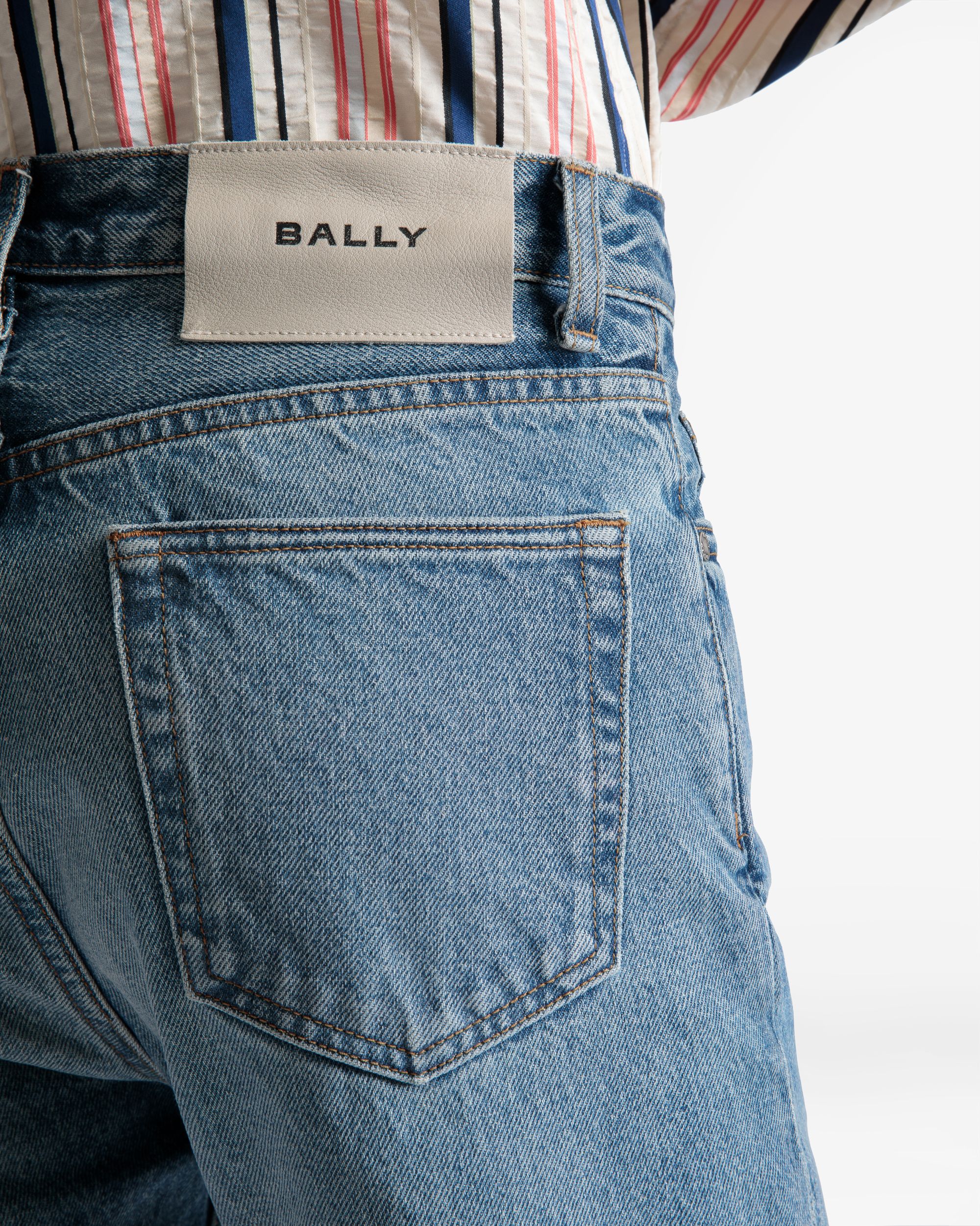 Pantalones Acampanados De Denim Azul - Hombre - Bally - 04