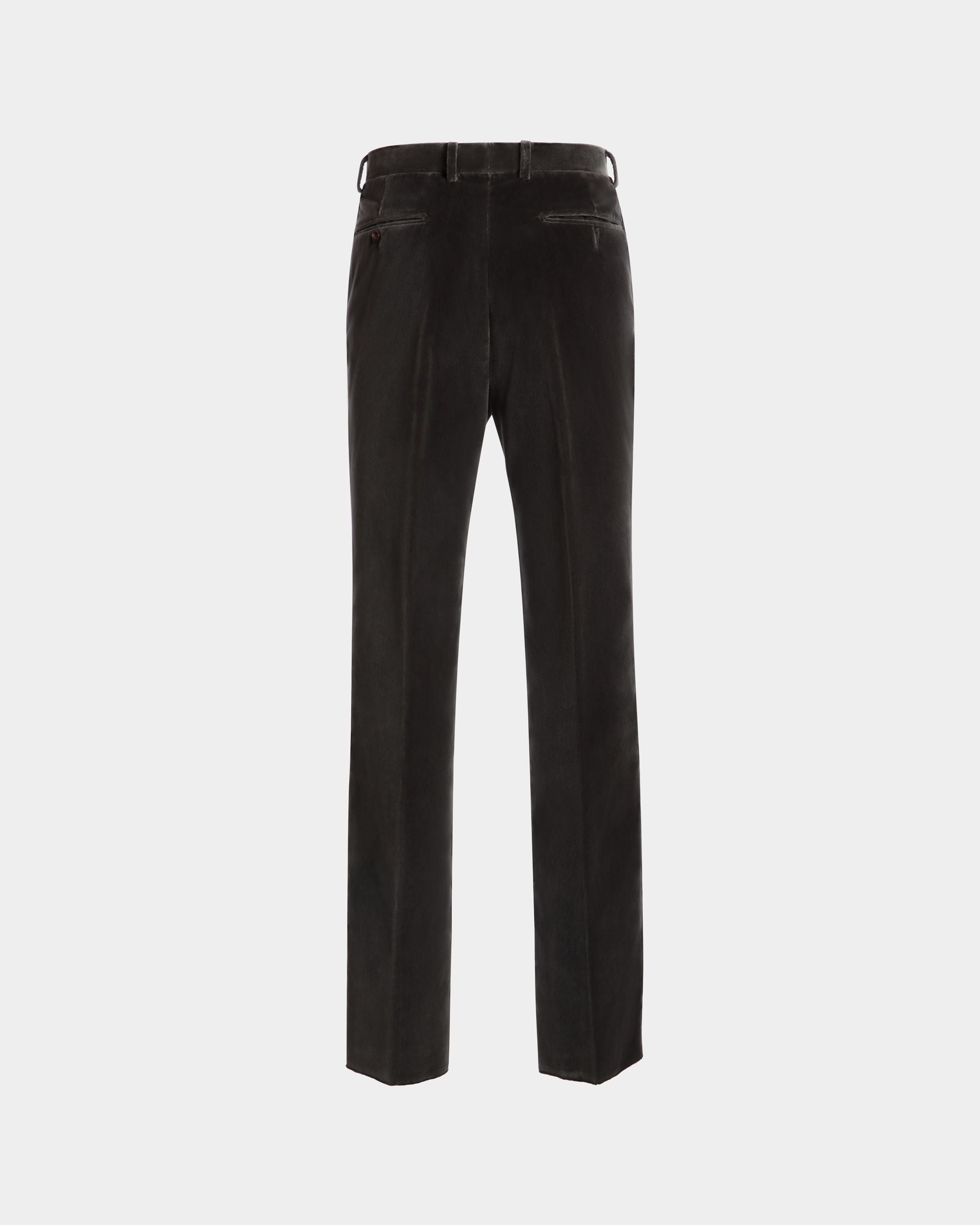 Pantalón De Terciopelo Gris - Hombre - Bally - 03